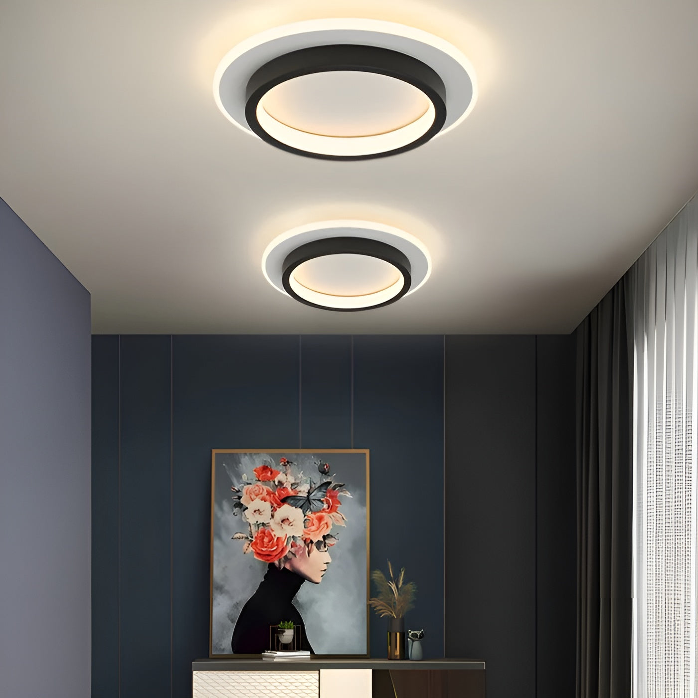 Runde Deckenleuchte – Schlankes, Modernes Design | Perfekt für Wohn- und Esszimmer