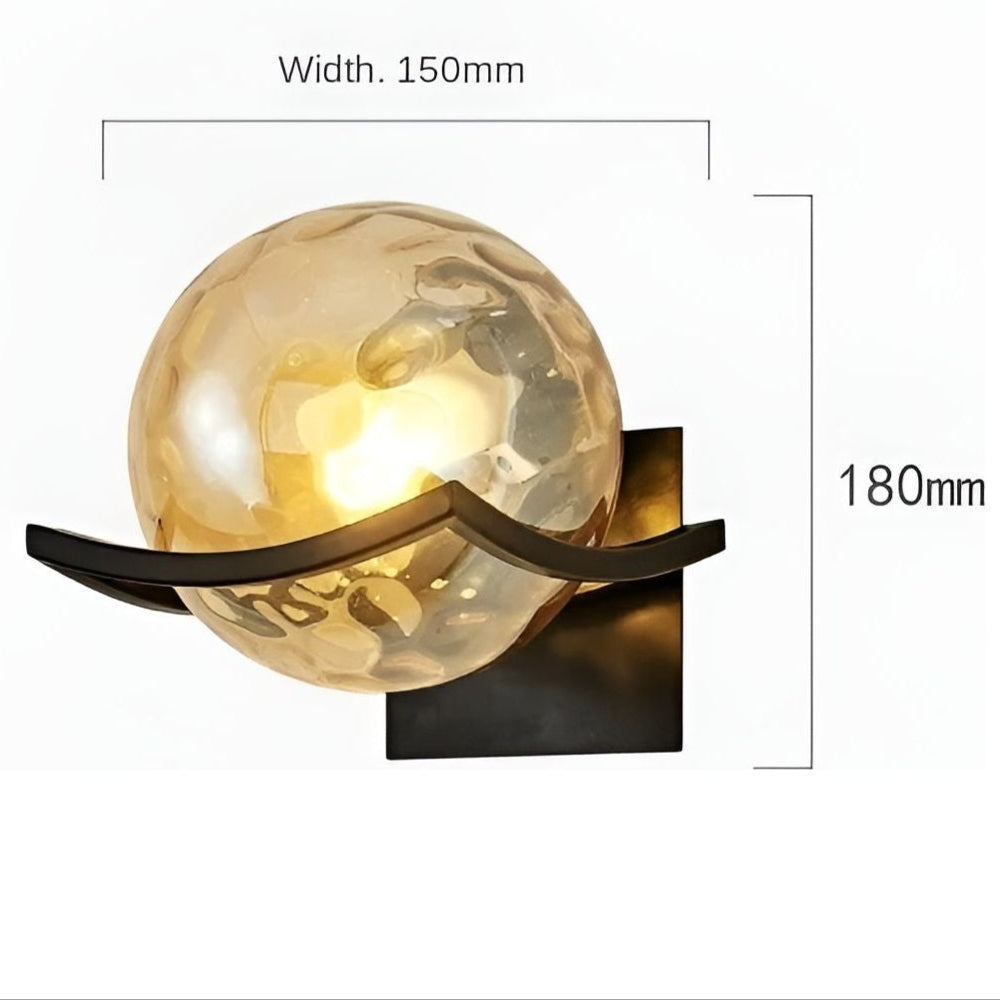 LED-Wandleuchte aus Glas – Moderne, Dekorative Beleuchtung