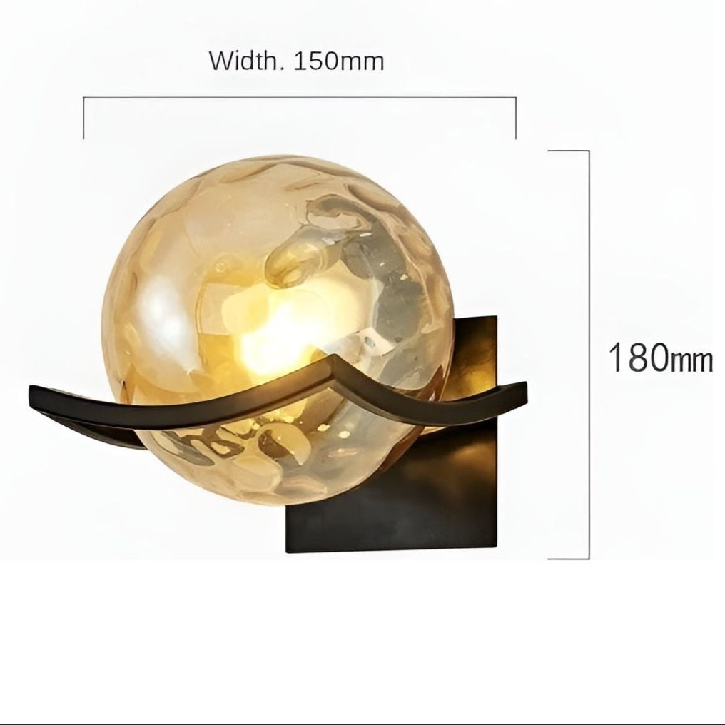 LED-Wandleuchte aus Glas – Moderne, Dekorative Beleuchtung