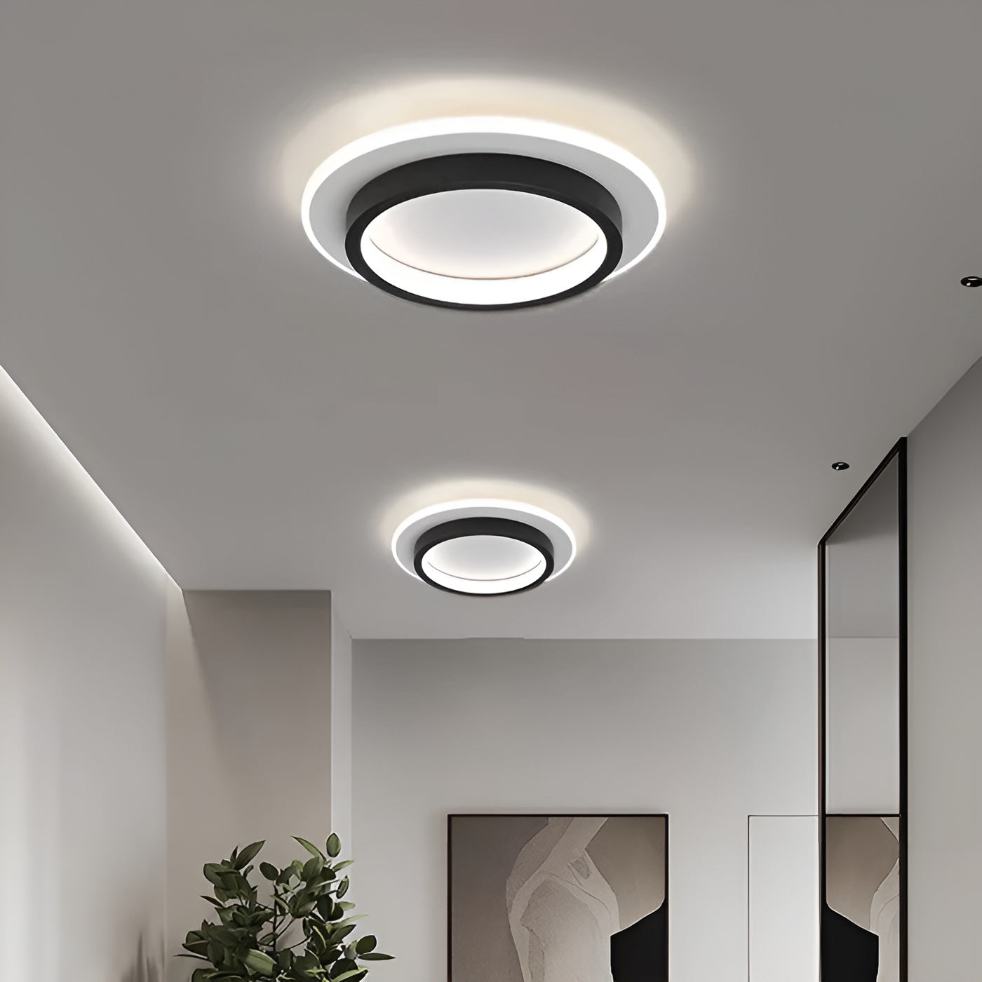 Runde Deckenleuchte – Schlankes, Modernes Design | Perfekt für Wohn- und Esszimmer