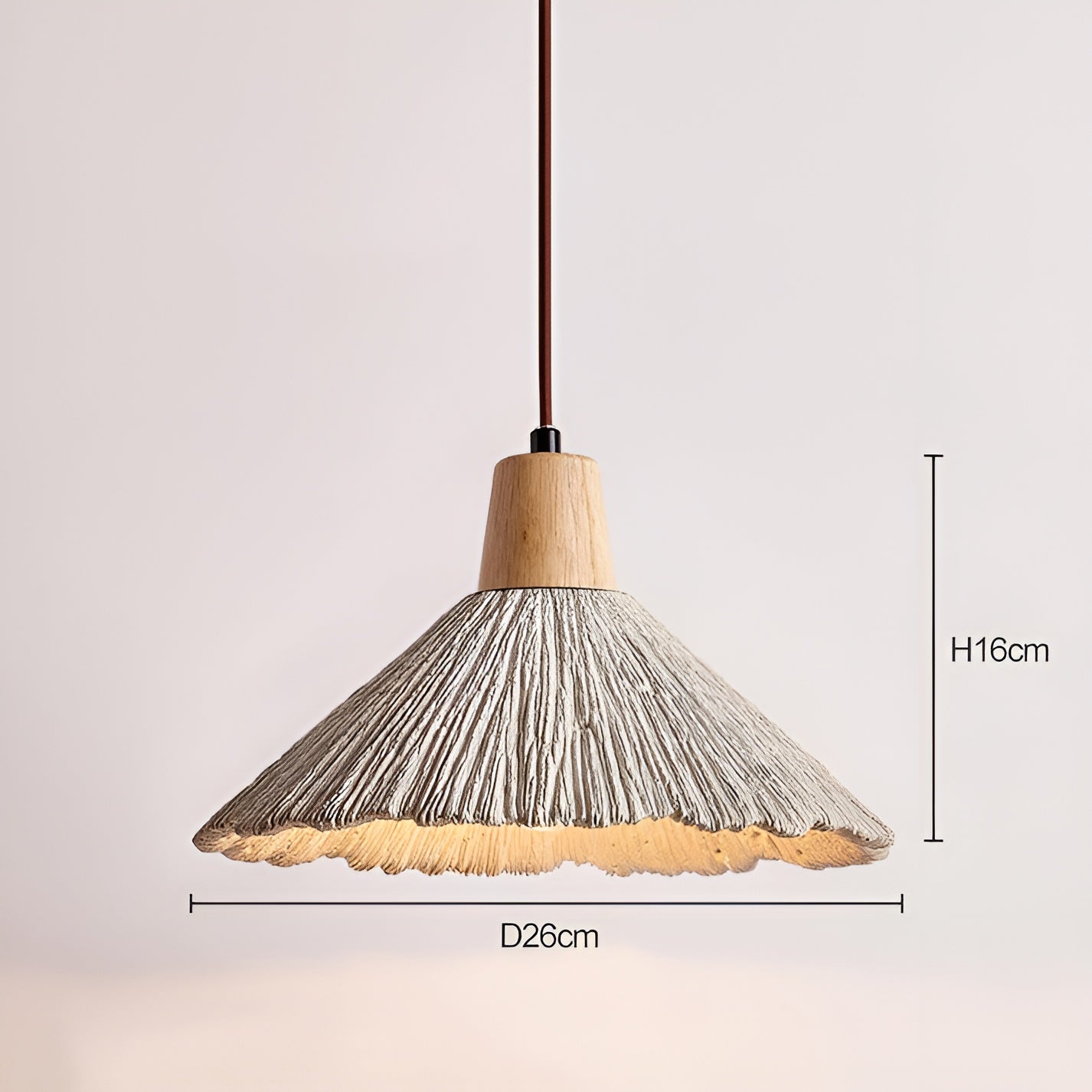 Hängeleuchte aus Zement – Zeitloses Design und Warmes Licht | Für Wohnräume