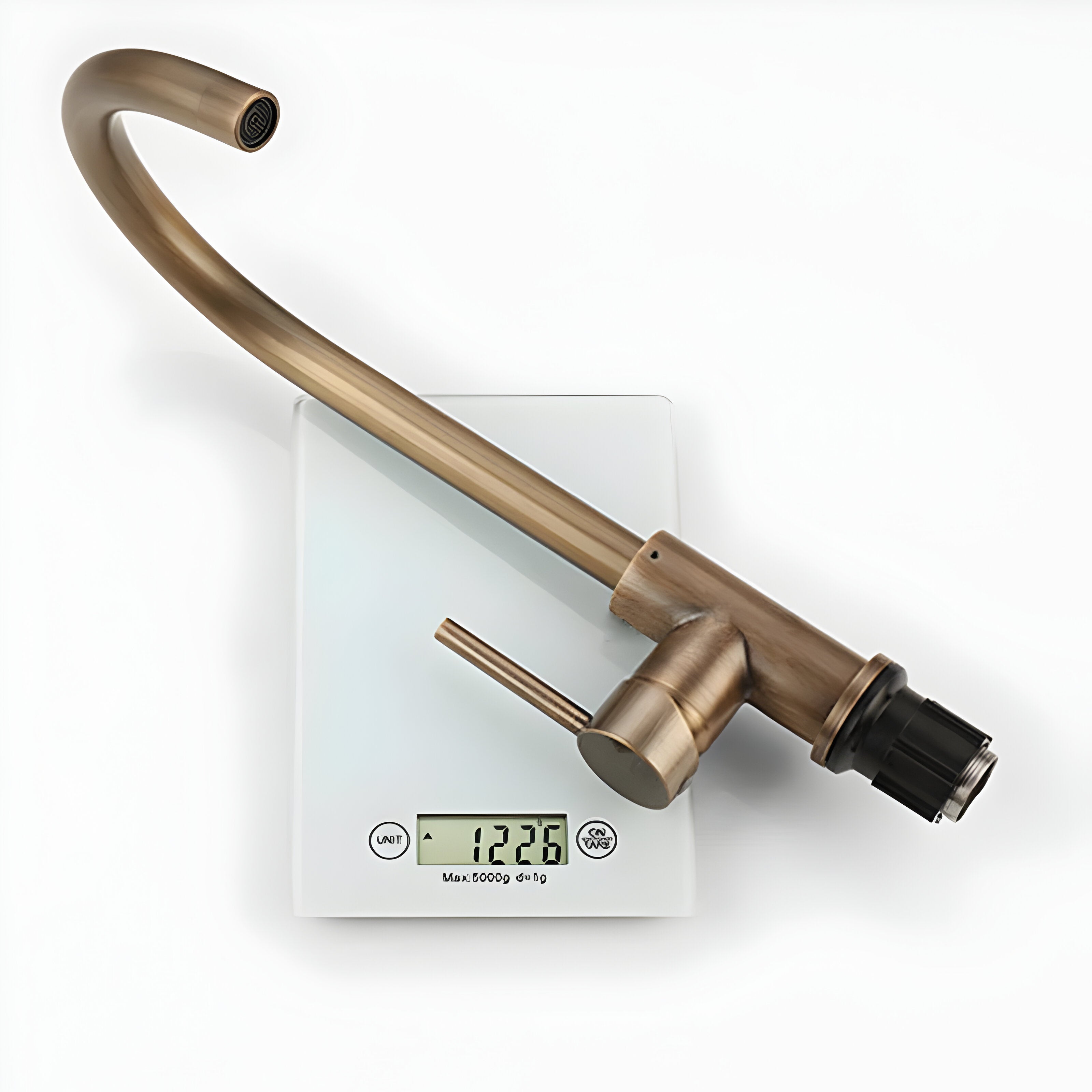 TapWise Wasserhahn – Einhebelmischer aus massivem Messing für die Küche