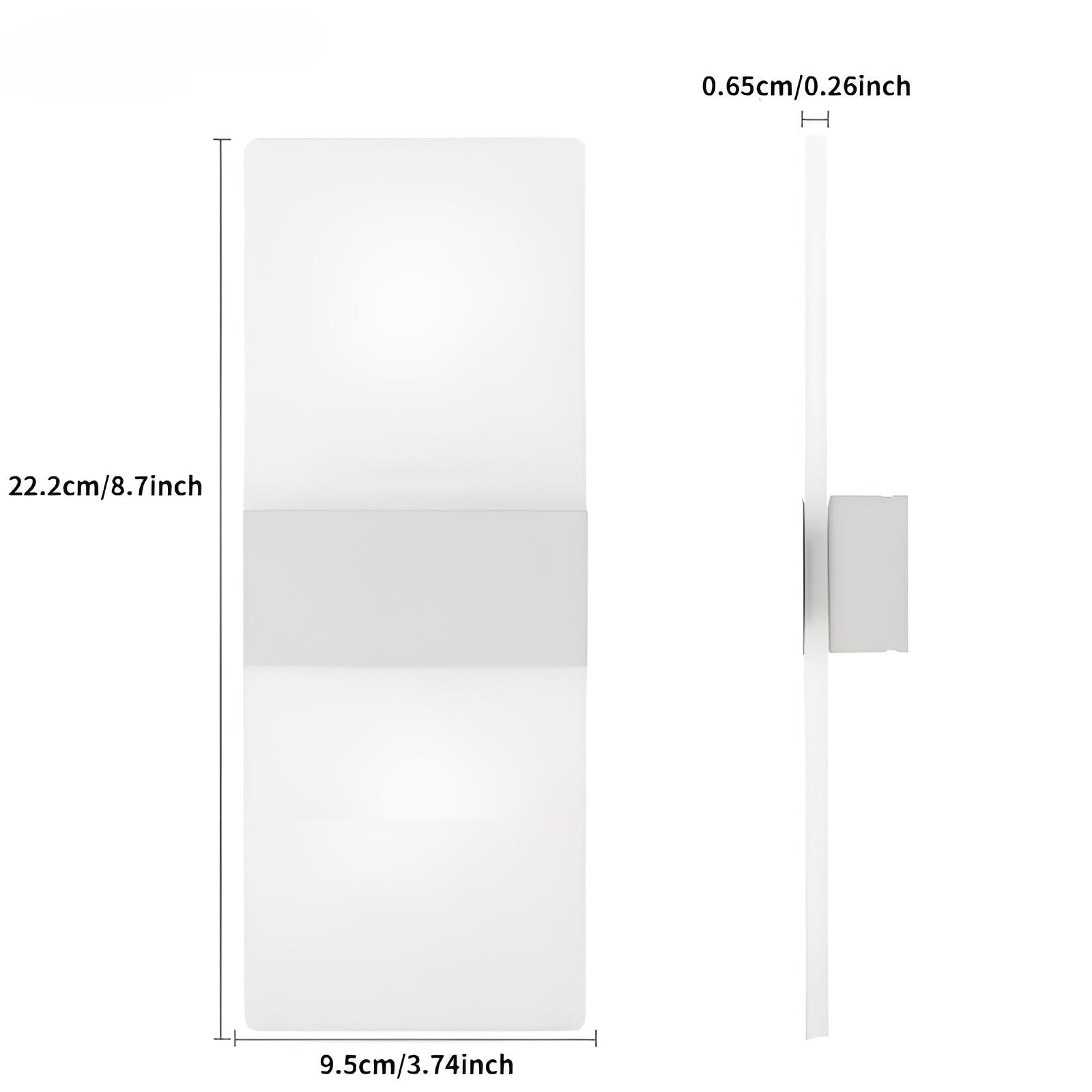 LED-Nachtlichter mit Bewegungsmelder 2er-Set- USB-Aufladung | Magnetische Montage für Schlafzimmer, Flur & Treppe