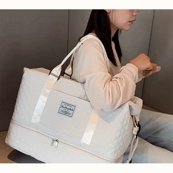 SmartPack Bag - Wasserdichte Doppel-Funktion Fitnessstudio & Reisebegleiter für Männer und Frauen - Elegare