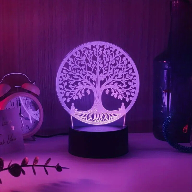 IllumiDecor Light - Dekoratives 3D LED-Nachtlicht