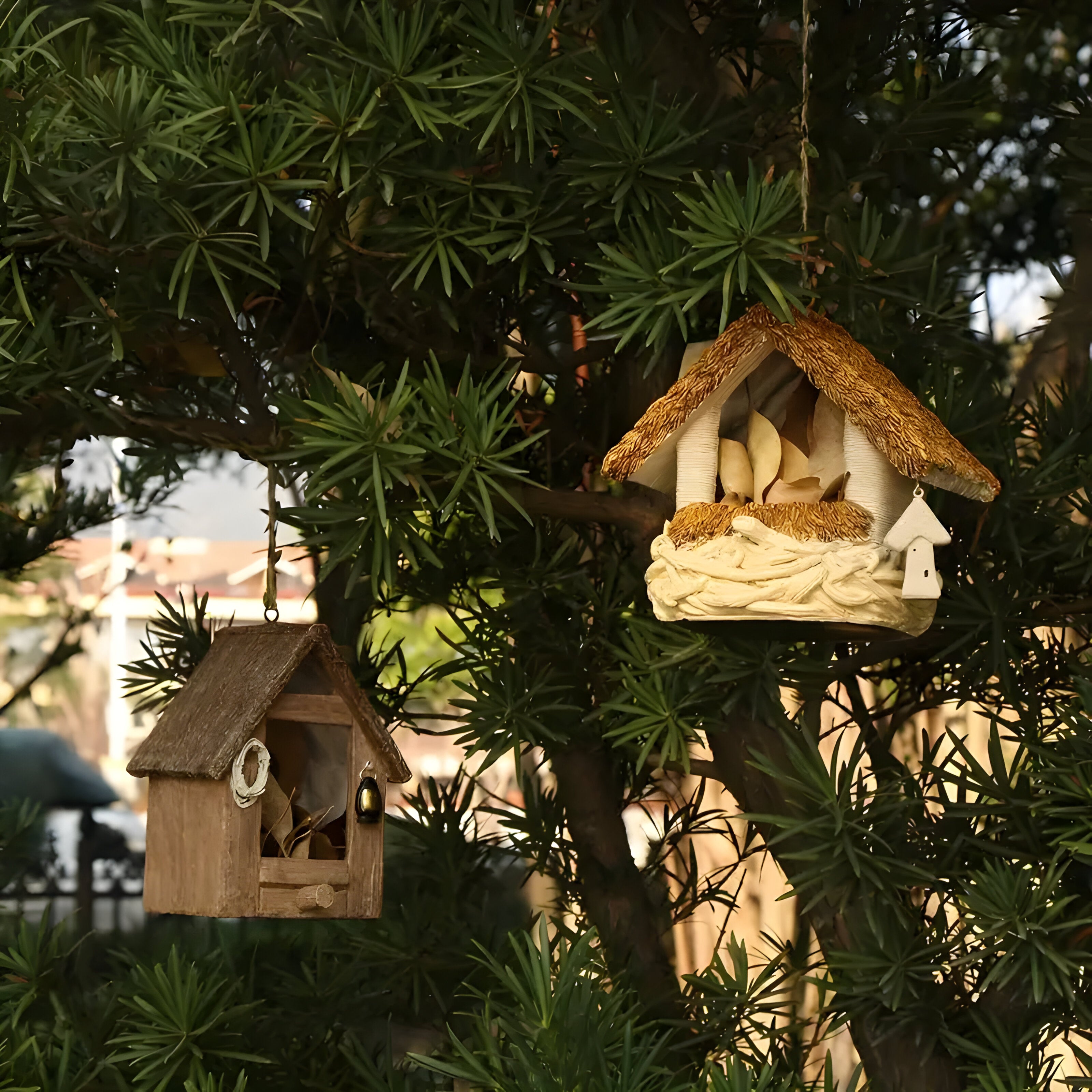 FeatherHaven Nest - Kreatives Hängendes Vogelnest