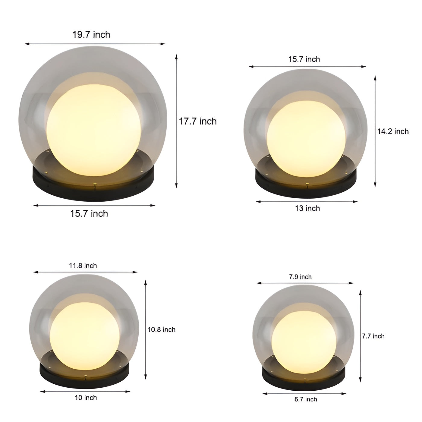 Outdoor-Säulenlampe – Elegante Außenbeleuchtung für Hof und Garten
