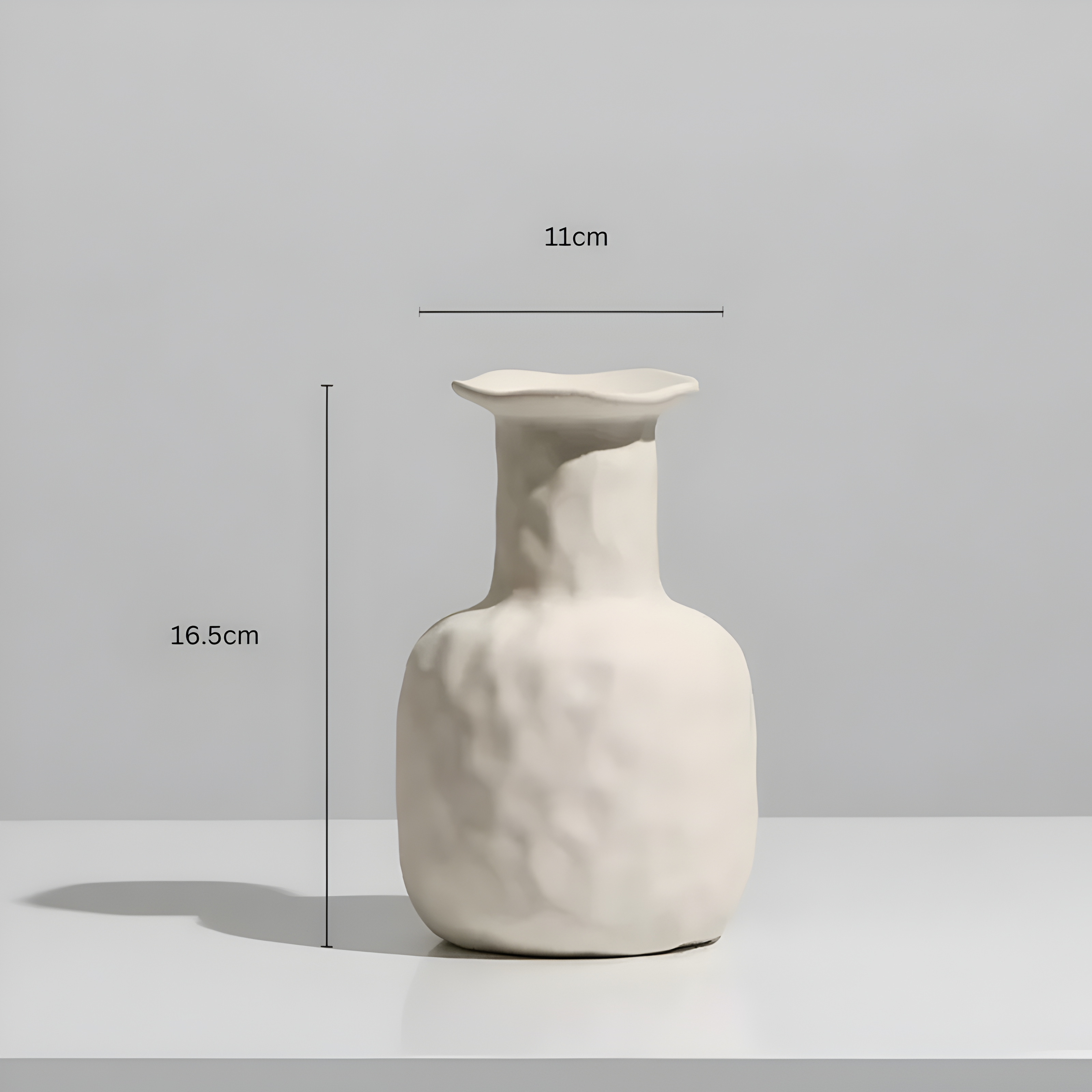 ClayHaven Vase - Moderne Keramische Blumenvase