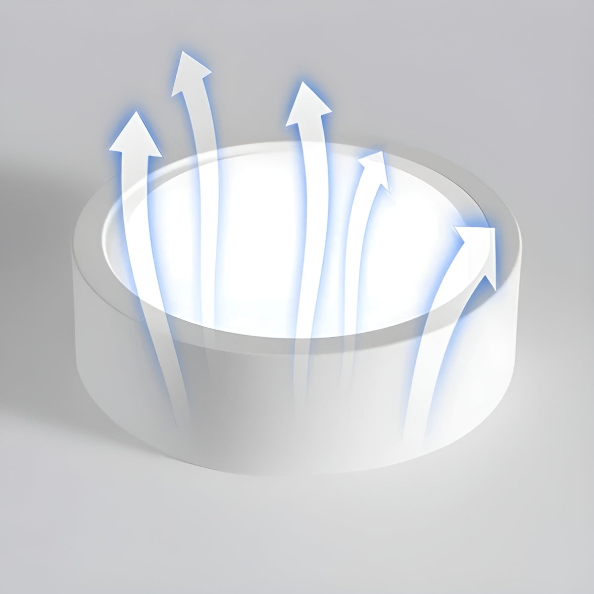 Moderne LED-Deckenleuchte – Runde Form & warmes LED-Licht | Gemütliche Beleuchtung für jeden Raum