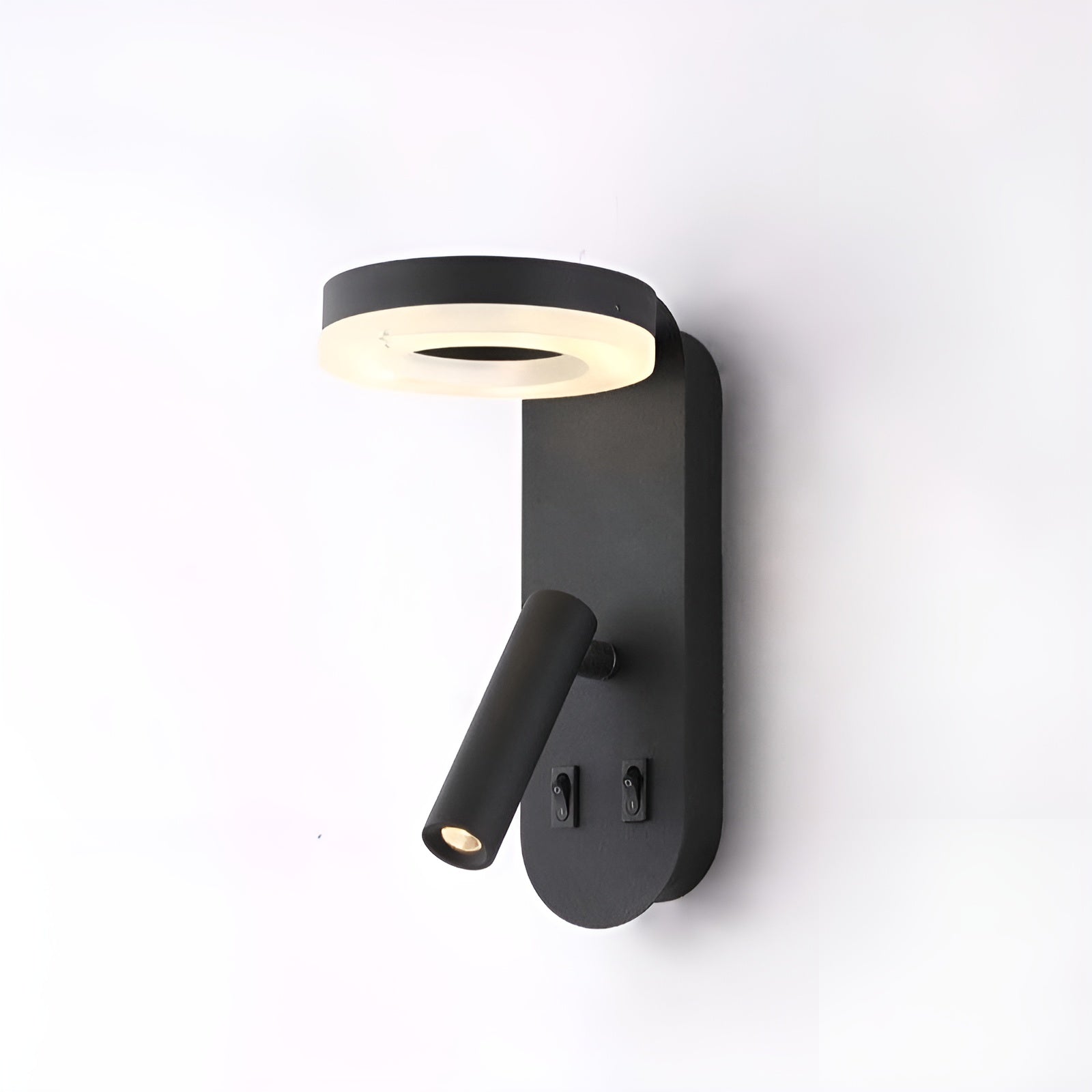 Geometrische Wandleuchte – 2-flammig mit nach unten gerichtetem Schirm | Modern & Dekorativ