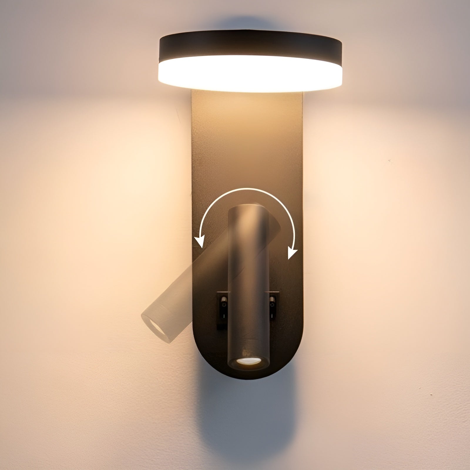 Geometrische Wandleuchte – 2-flammig mit nach unten gerichtetem Schirm | Modern & Dekorativ