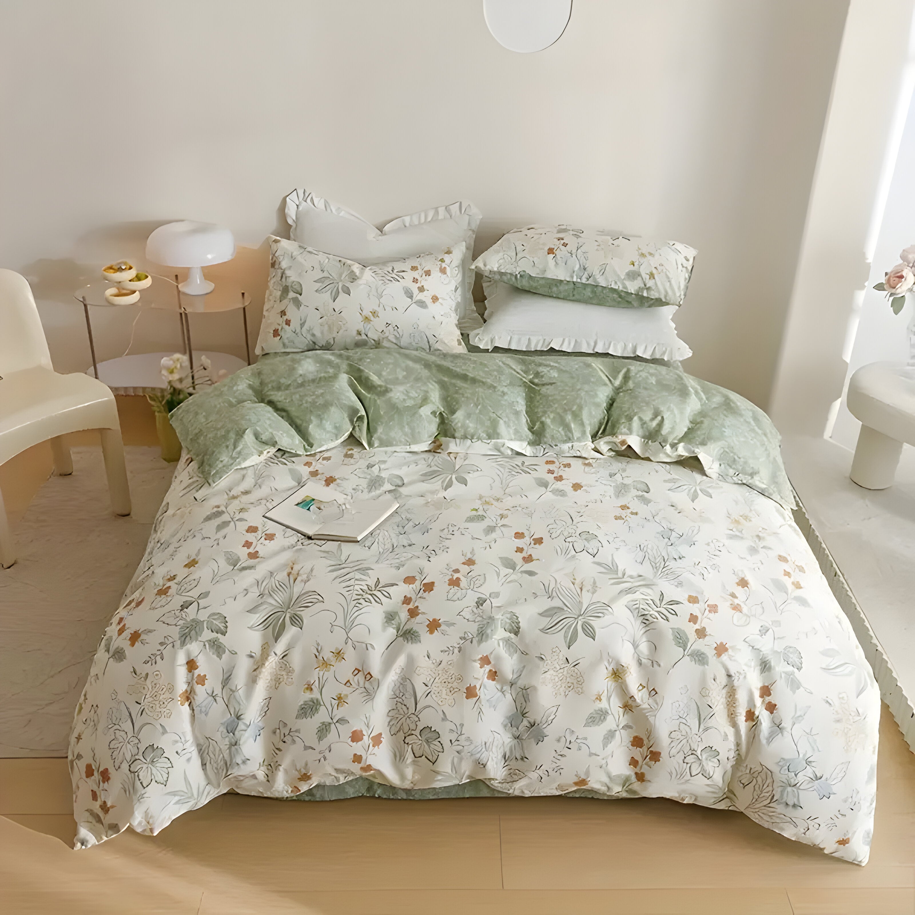 Florales Bettdecken-Set – 3-teilig, Weich und Hochwertig | Perfekt für alle Jahreszeiten