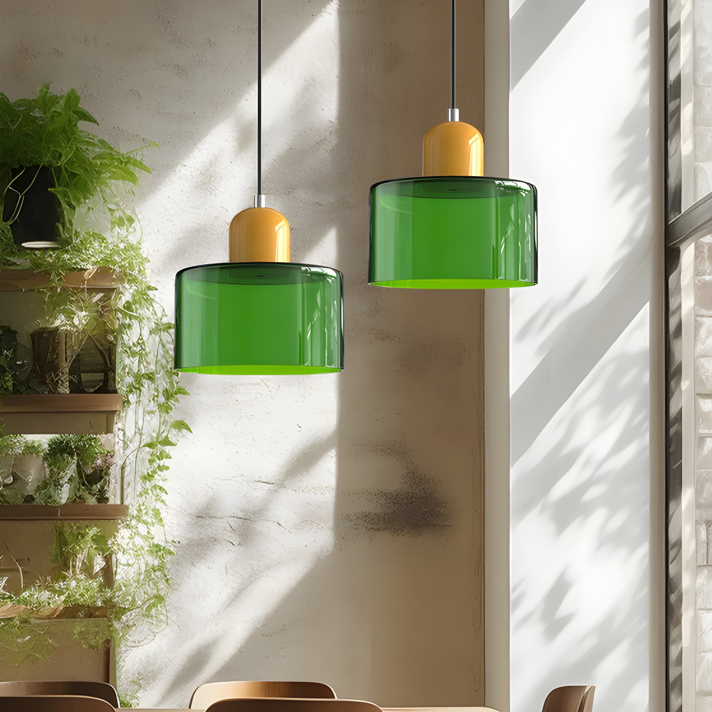 LumiLine Light - Nordische Glas-Pendelleuchte