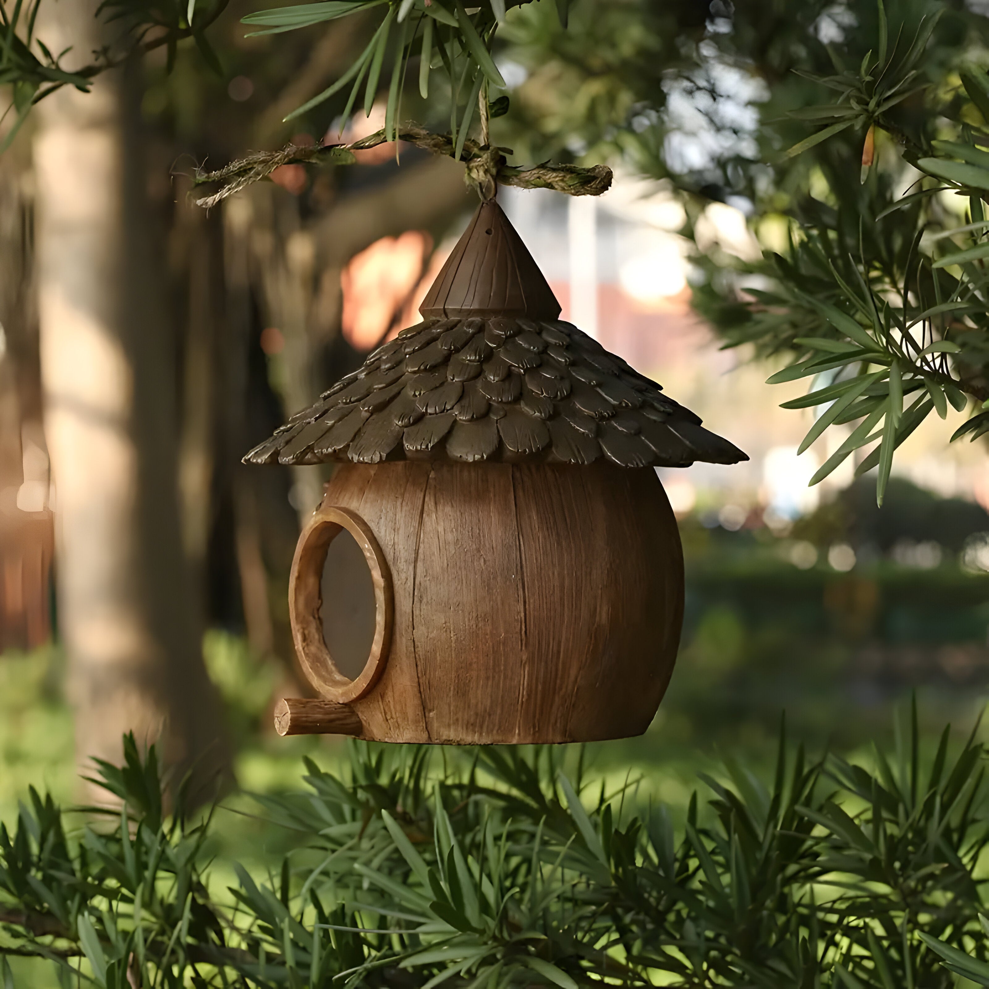 FeatherHaven Nest - Kreatives Hängendes Vogelnest