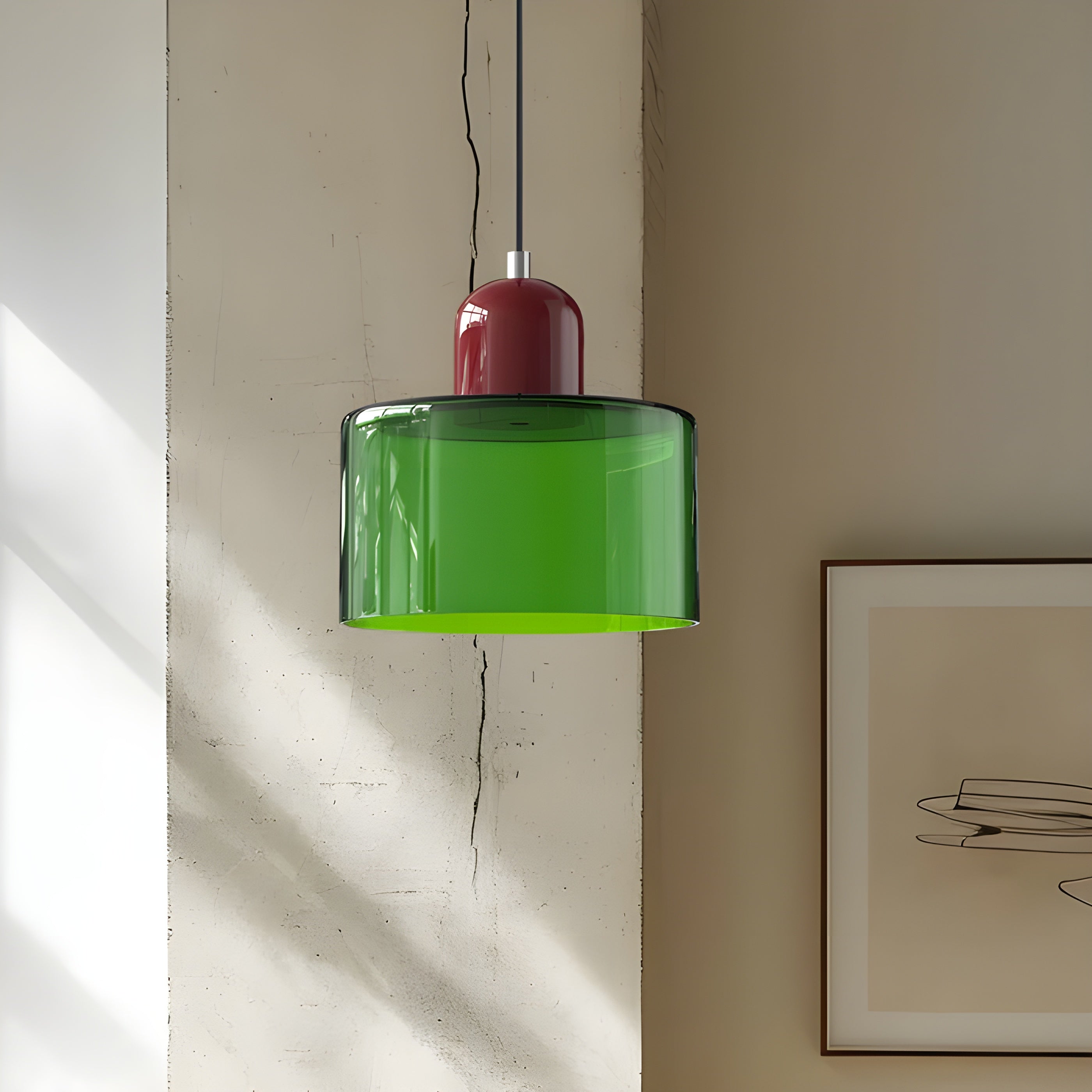 LumiLine Light - Nordische Glas-Pendelleuchte