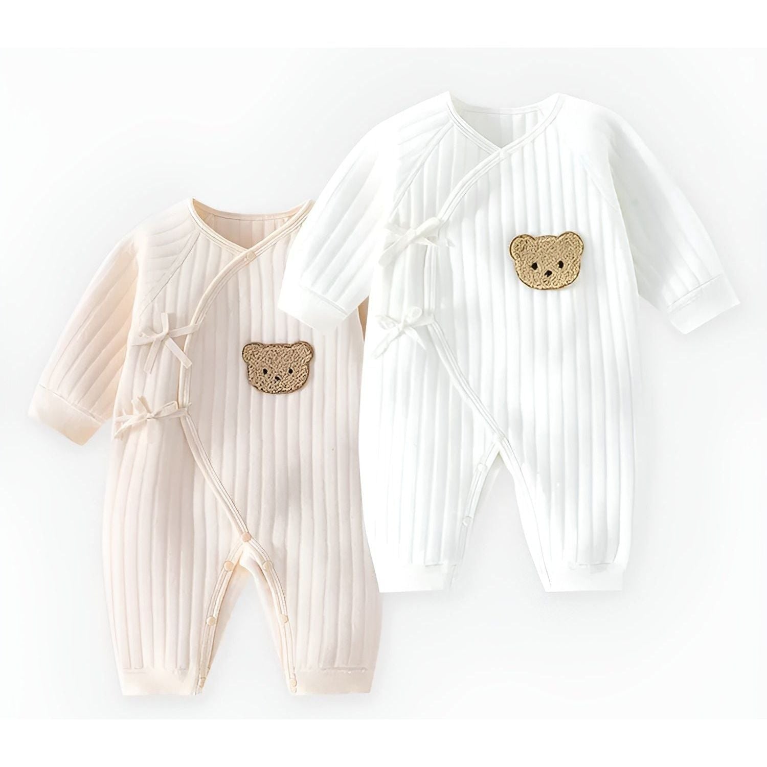 Gretel Jumpsuit - Kleinkind-Overall im Bärendesign für ganztägigen Komfort - Elegare