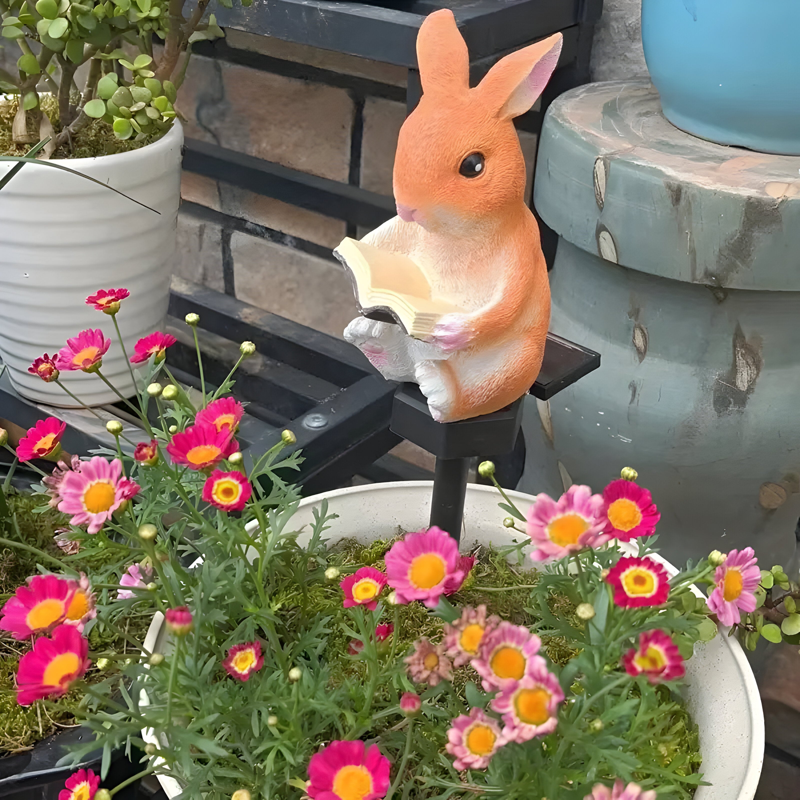 BunnyBright Light - Solar-Lesender-Hasen-Außenleuchte
