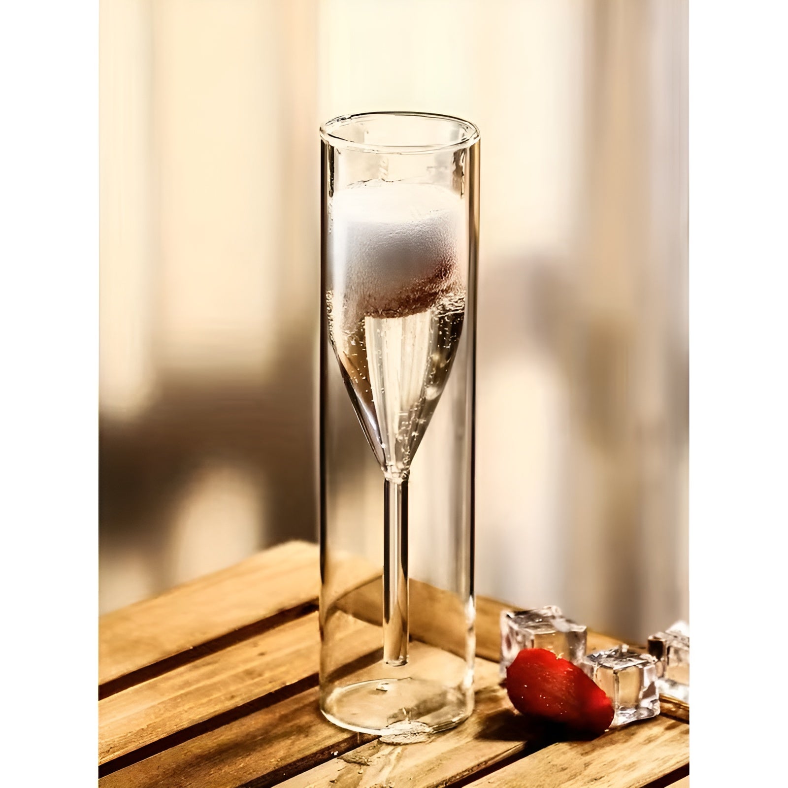 Doppelwandige Champagnergläser im 4er-Set – Isolierend & Elegant | Perfekt für Sekt & Champagner - Bourbon Champagne