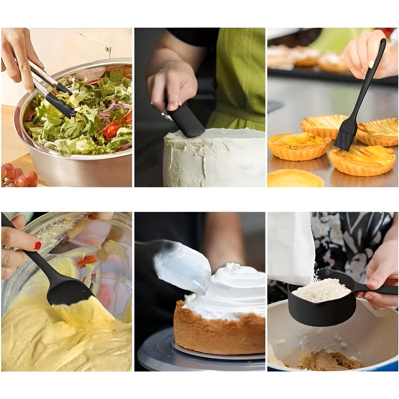 Edelstahl-Rührschüssel-Set (17-teilig) – Mit Deckeln & Reibe | Praktisch für Küche & Backen - Decke