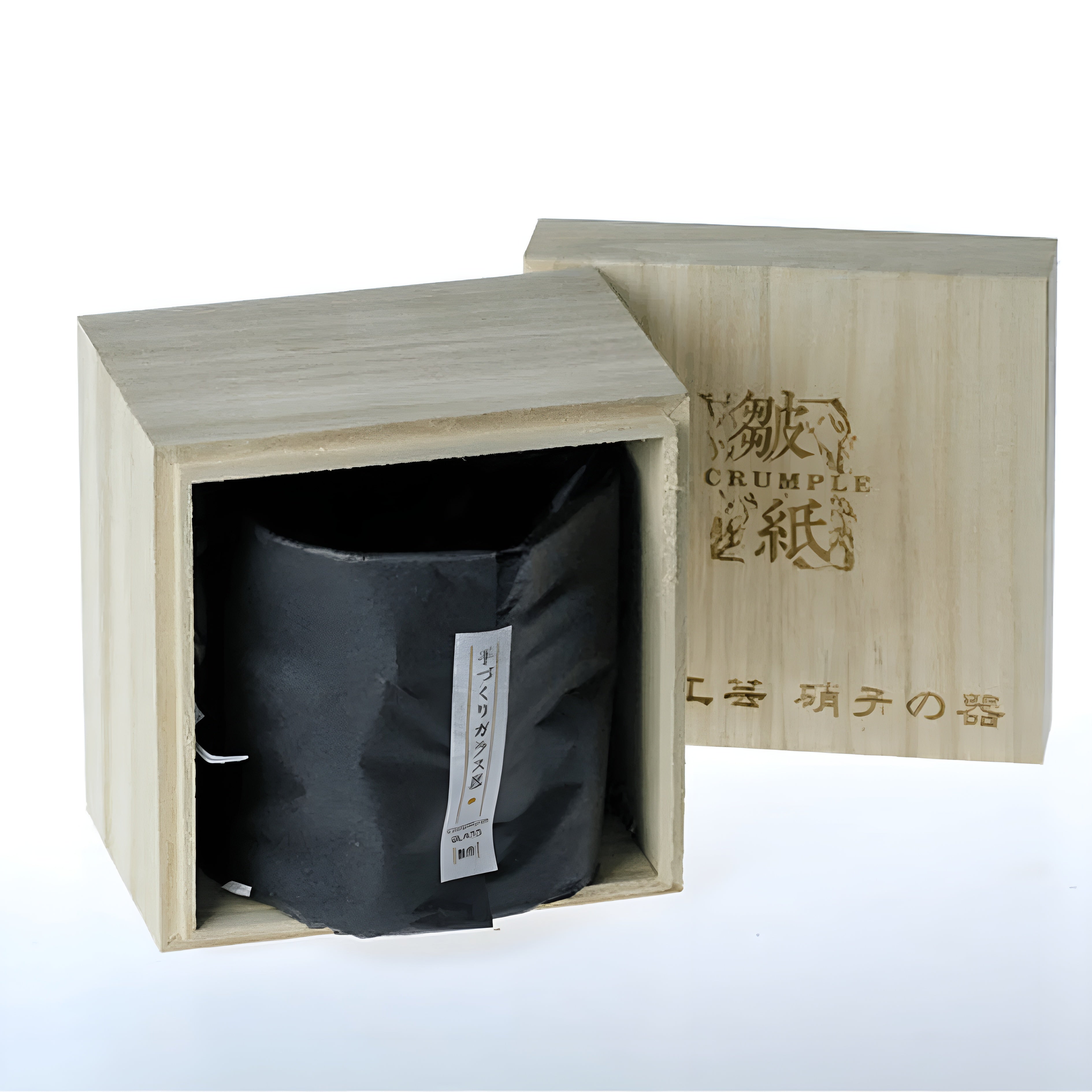 Whiskyglas im Edo Kiriko-Stil – Handgeschliffen mit einzigartigem Crumple-Design