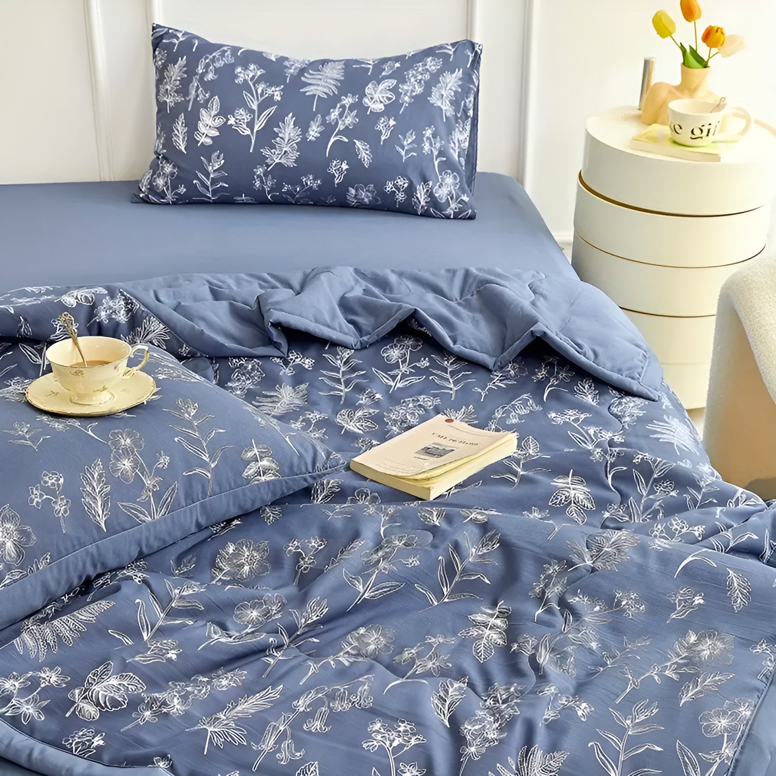 Sommer-Bettdeckenset – Leicht und Hautfreundlich | 2–3-teilig aus Mikrofaser
