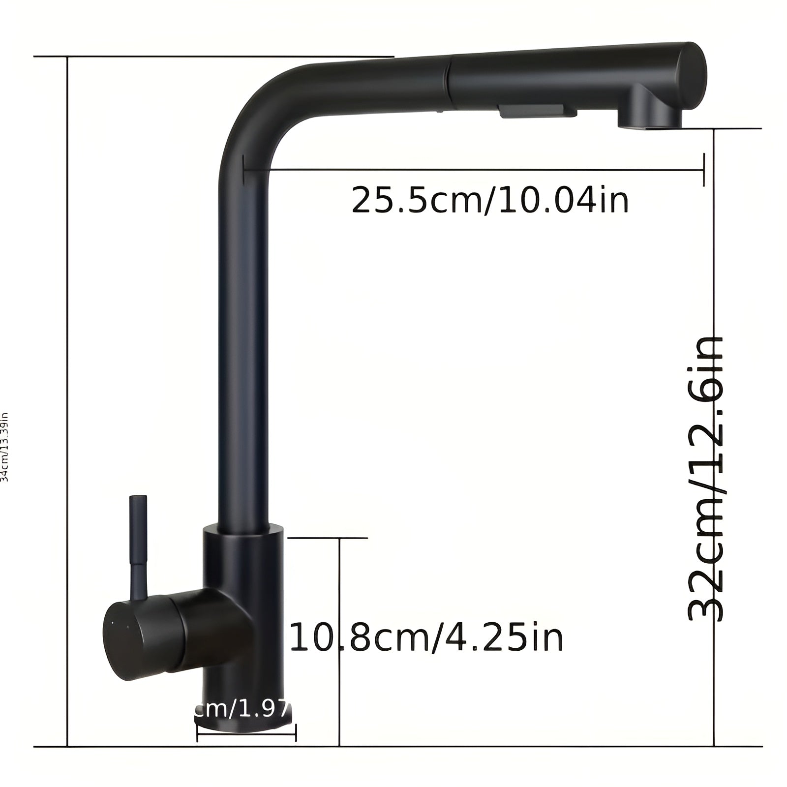 Edelstahl Küchenarmatur mit Touch-Funktion – Ausziehbare Brause & 360° Drehbar | Wassersparend, Einlochmontage