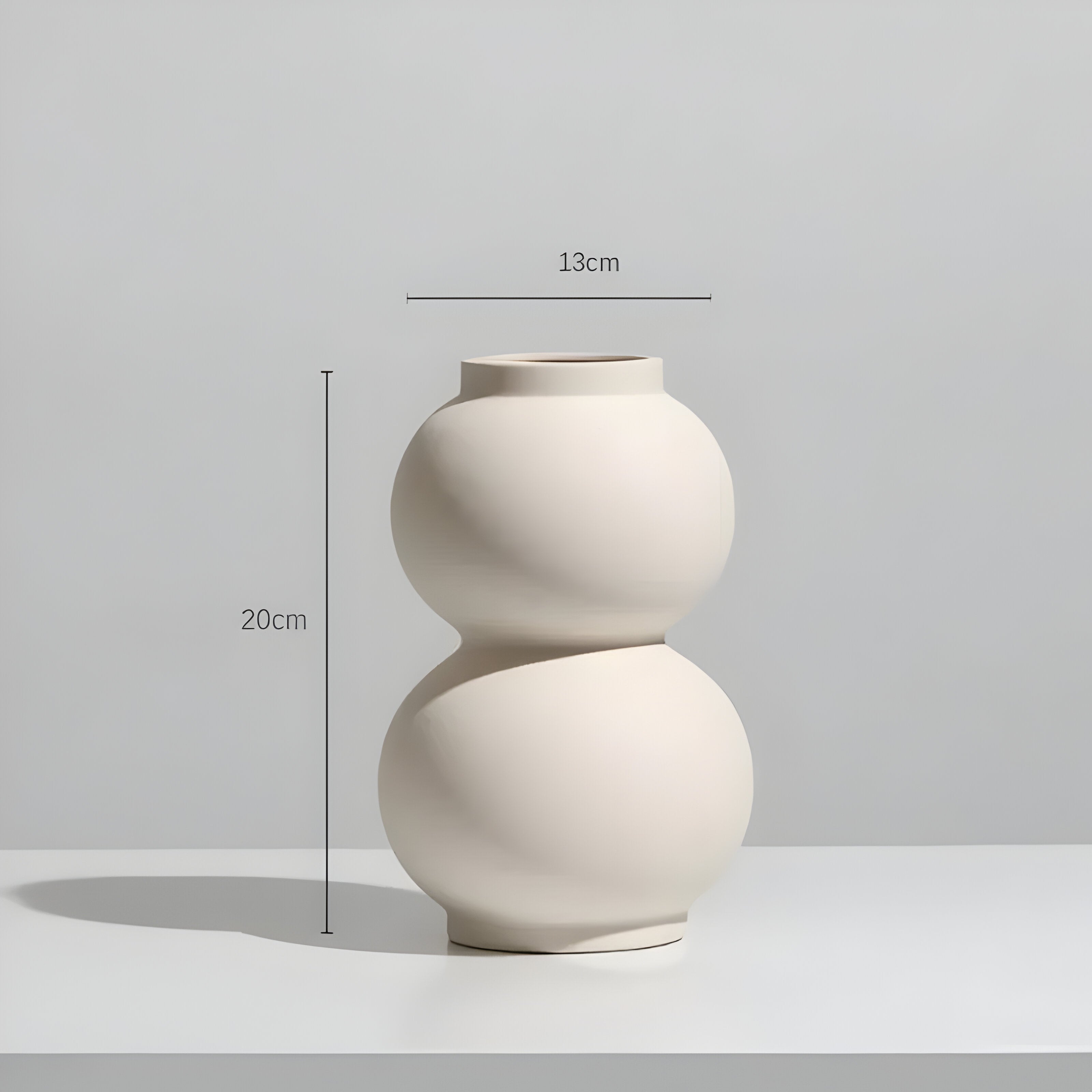 ClayHaven Vase - Moderne Keramische Blumenvase