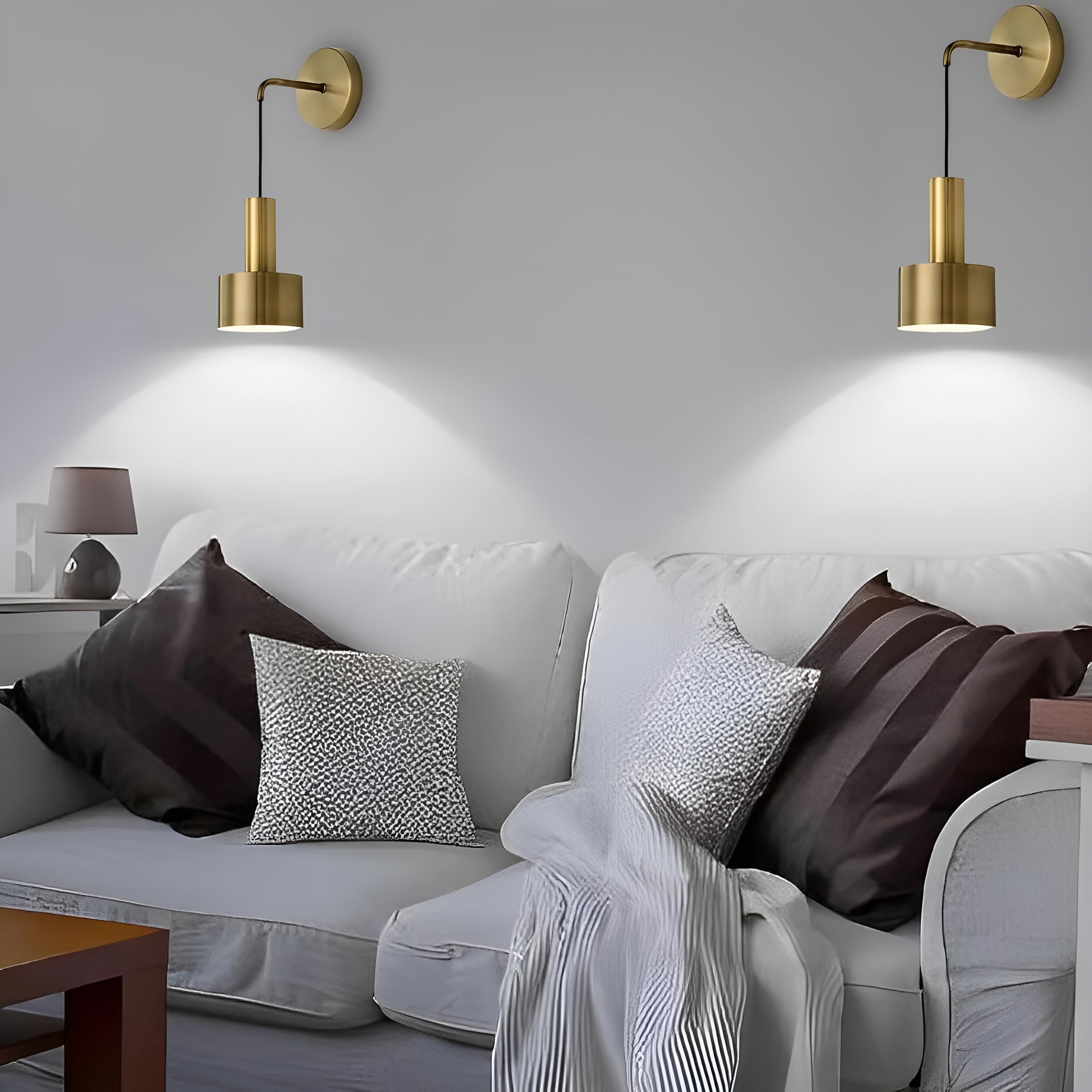 Drahtlose Wandleuchte – Modernes Design | Warmes Licht für eine gemütliche Atmosphäre