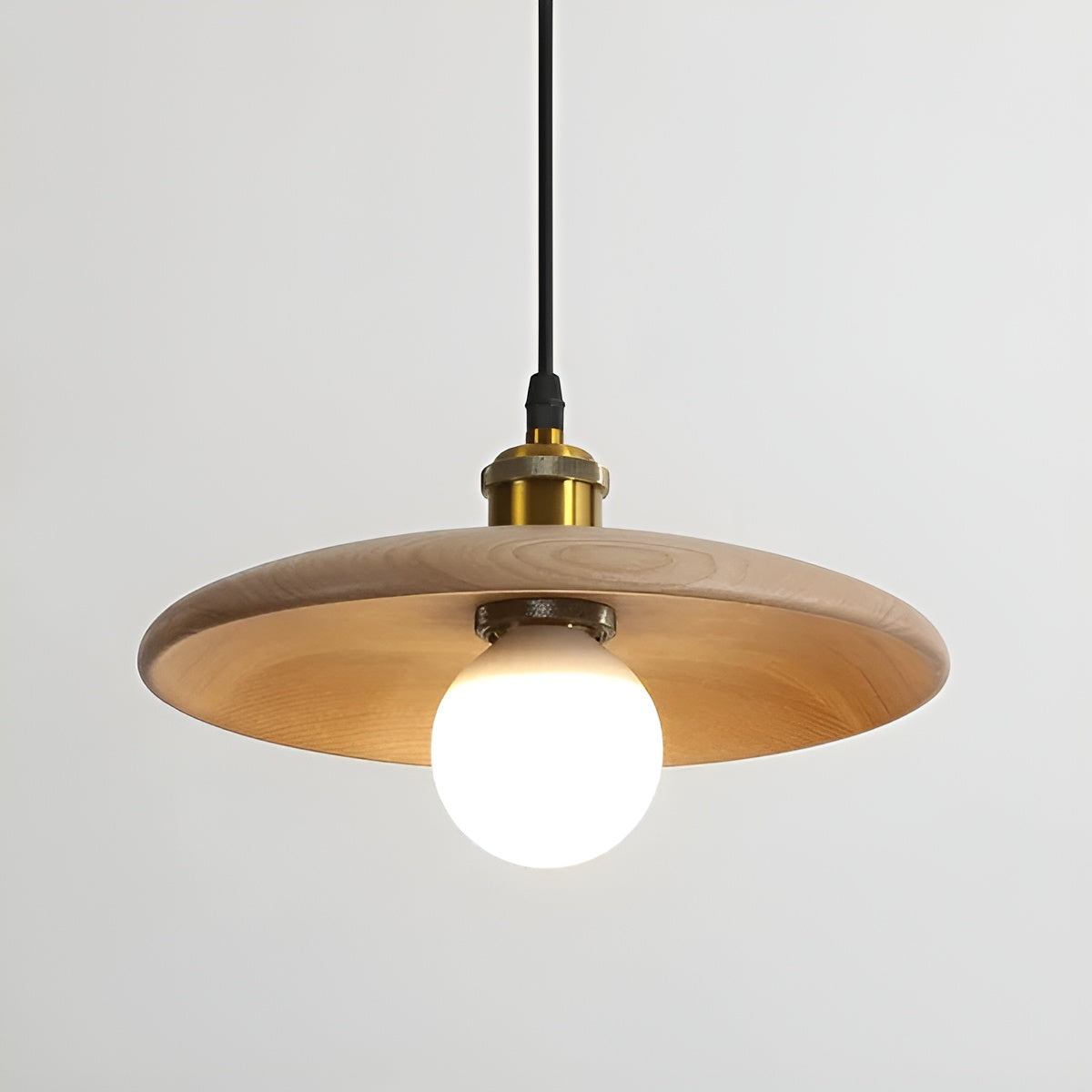 Holz-Pendelleuchte – Natürlich & Stilvoll | Perfekt für Esszimmer und Wohnzimme