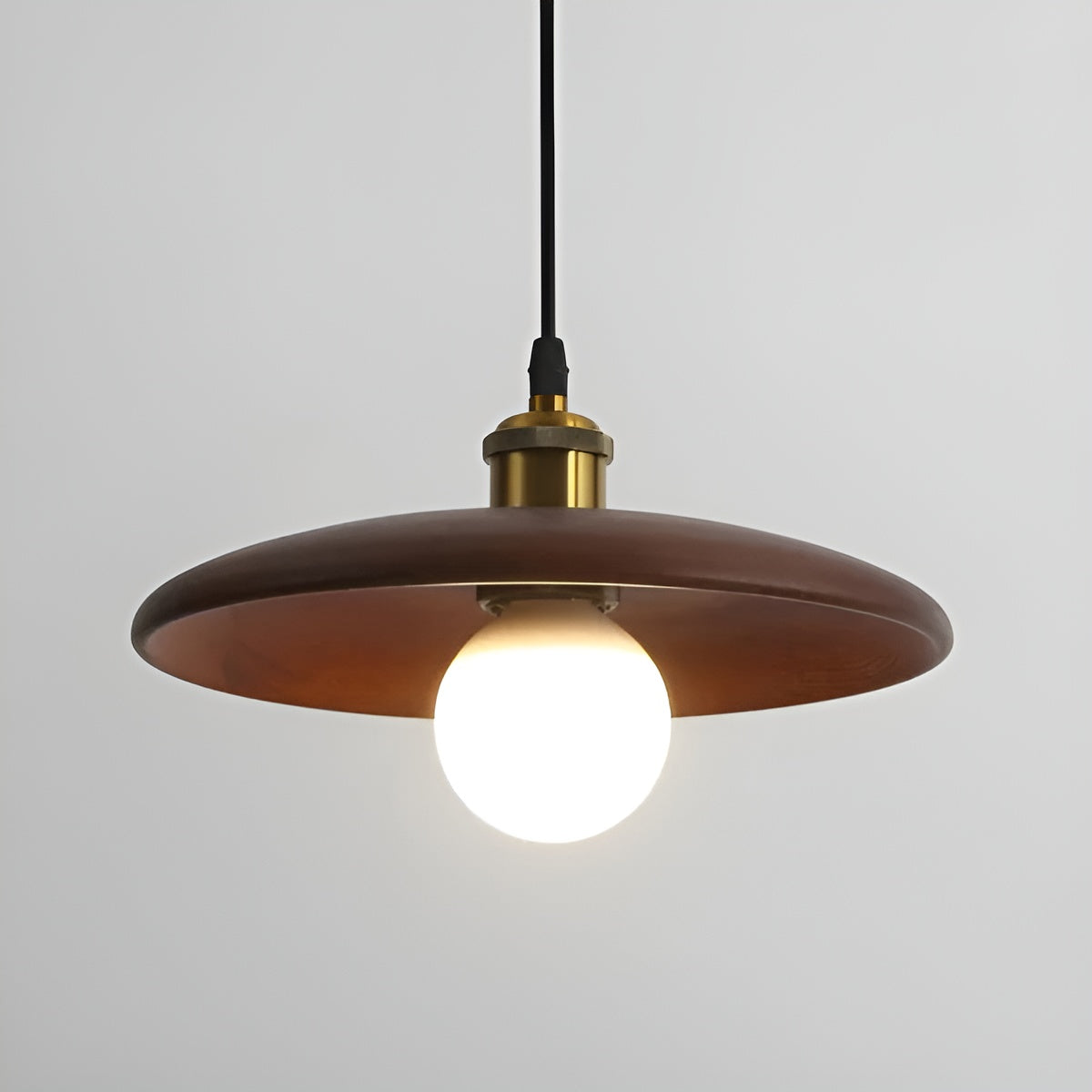 Holz-Pendelleuchte – Natürlich & Stilvoll | Perfekt für Esszimmer und Wohnzimme
