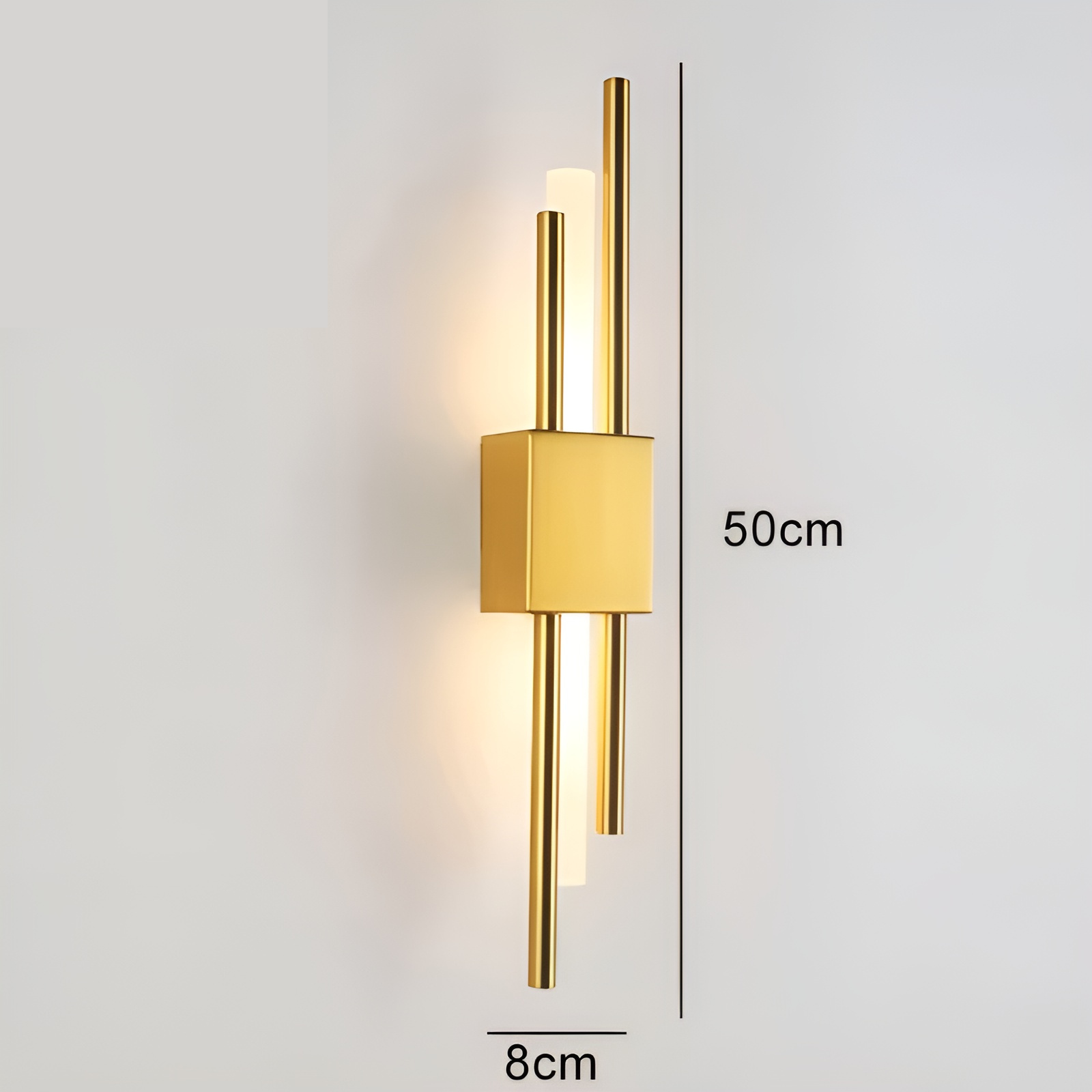 NordBright Light - Nordische Metall-LED-Wandleuchte