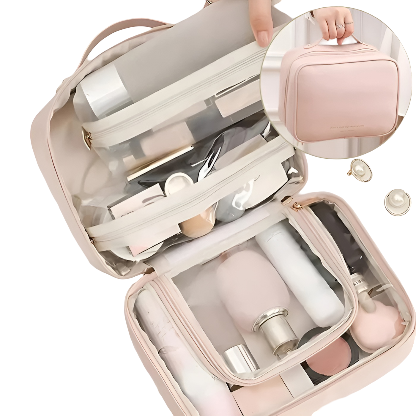 Kosmetiktasche – Schön Sortiert und Immer Dabei | Praktisch für Reisen & Alltag