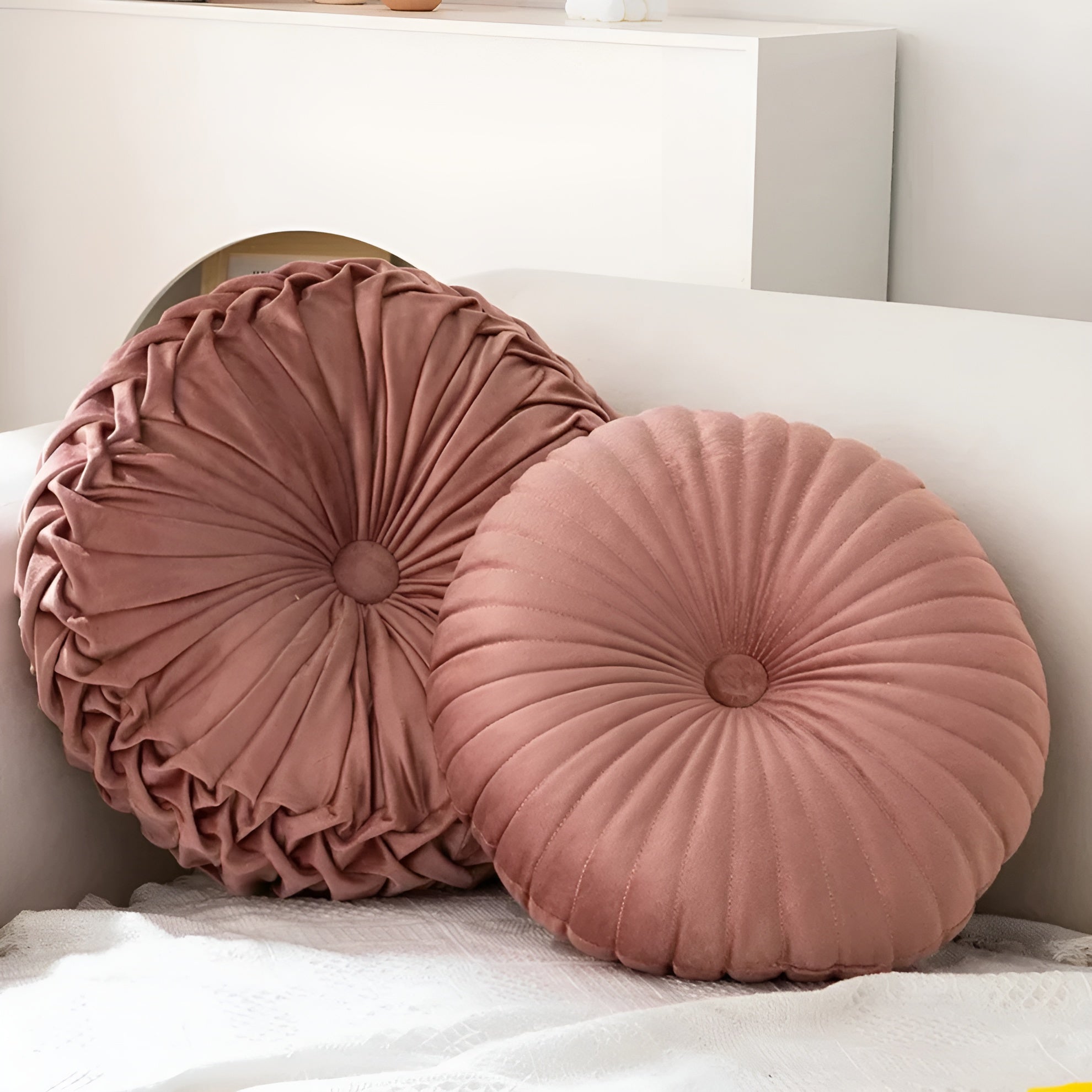 Flauschiges Kuscheliges Kissen – Dekorativ Und Besonders Weich | Perfekt Für Das Sofa Und Das Schlafzimmer - Rosa