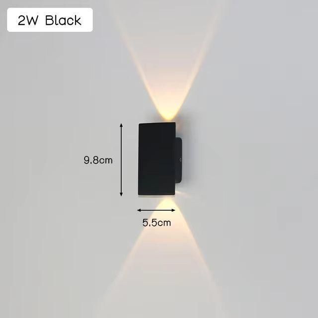 LED-Außenwandleuchte Aluminium – Wetterfest & dekorativ für Garten und Terrasse