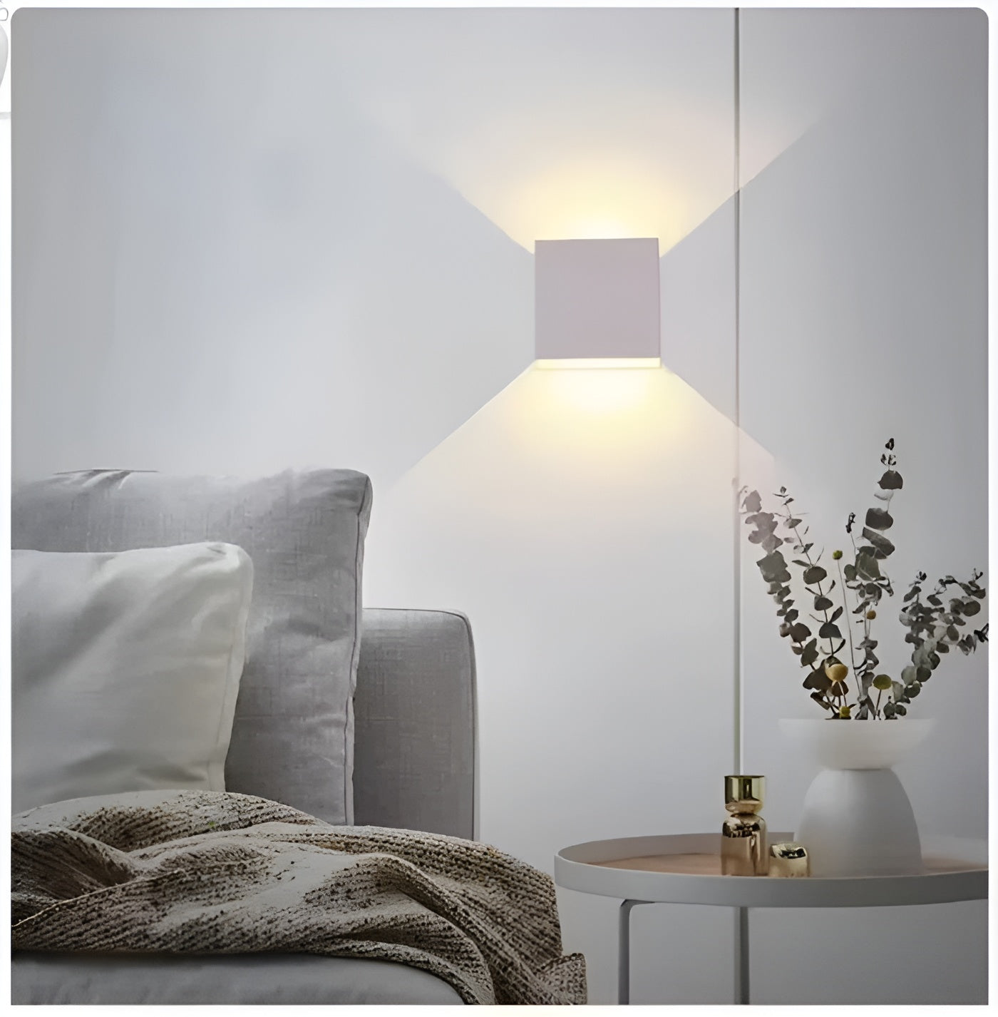 Quadratische Wandleuchte – Modernes Design für den Innenbereich