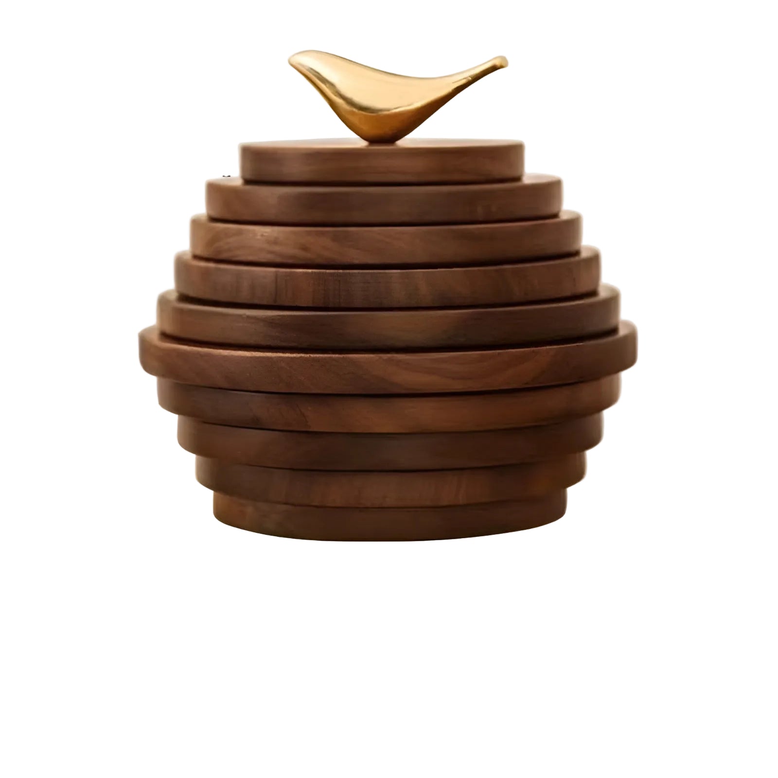 Tischuntersetzer aus Schwarznussholz – Hitzebeständig & Elegant | Schützt Tisch und Arbeitsfläche