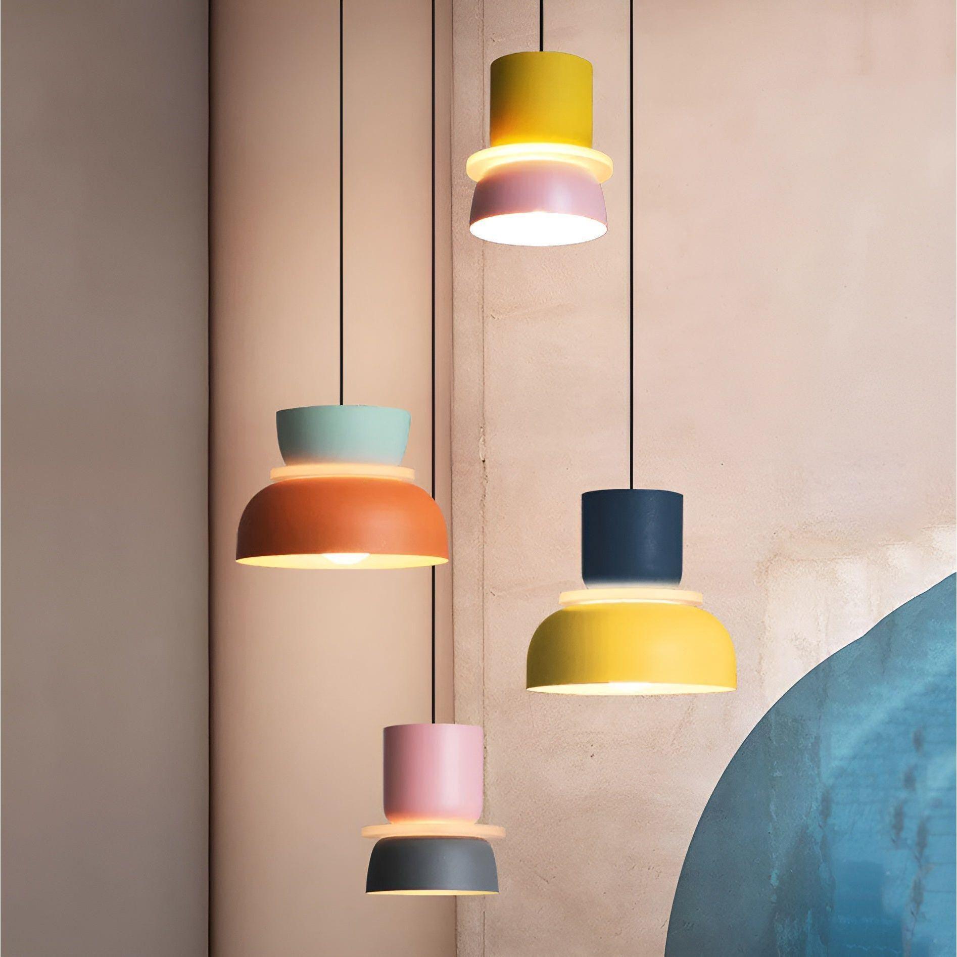 LED-Hängeleuchte im Macaron-Stil – Dekorative Deckenlampe für Ihr Zuhause