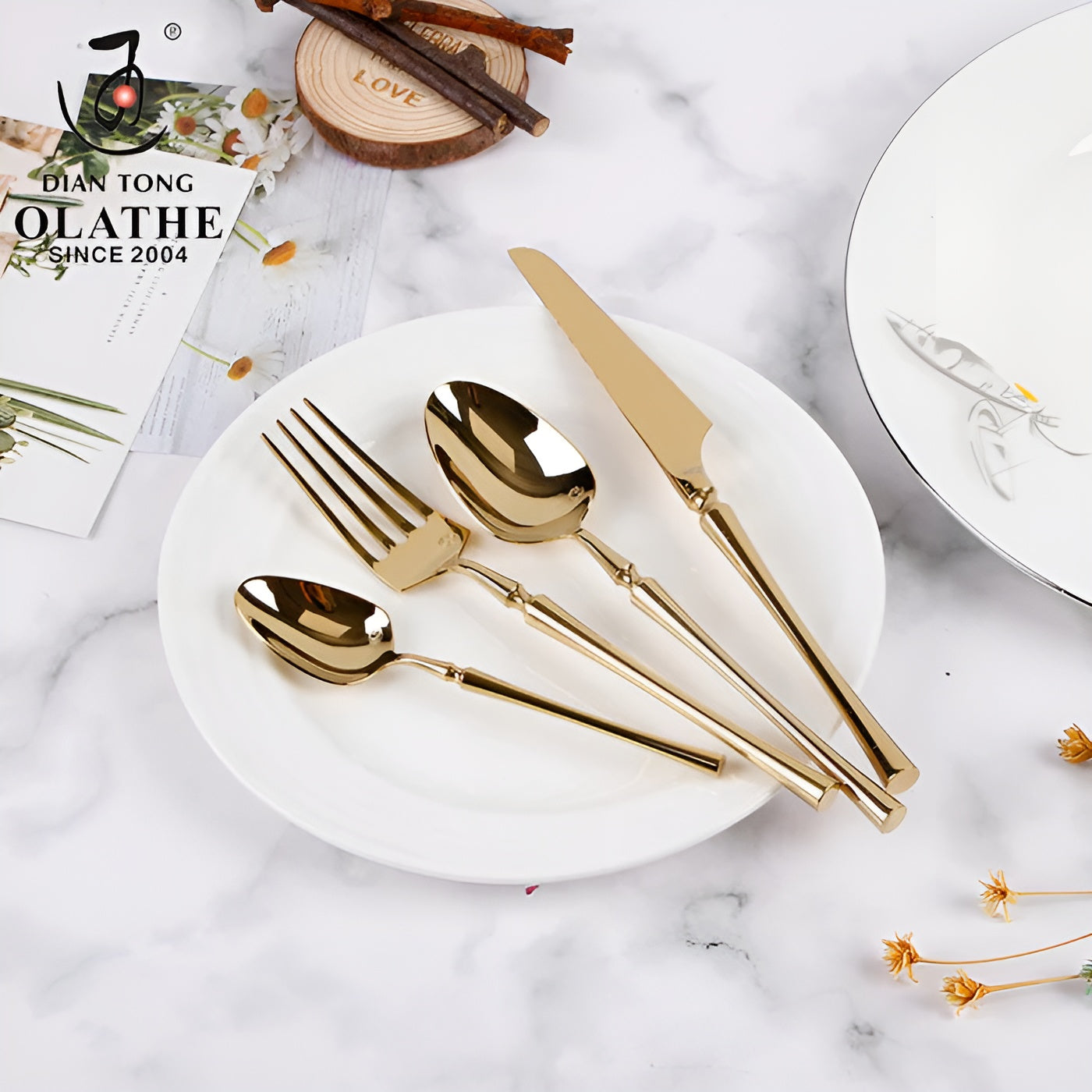 24-teiliges Besteckset aus Edelstahl – Modern und Hochwertig | Perfekt für Elegante Tischkultur - Besteck-Set