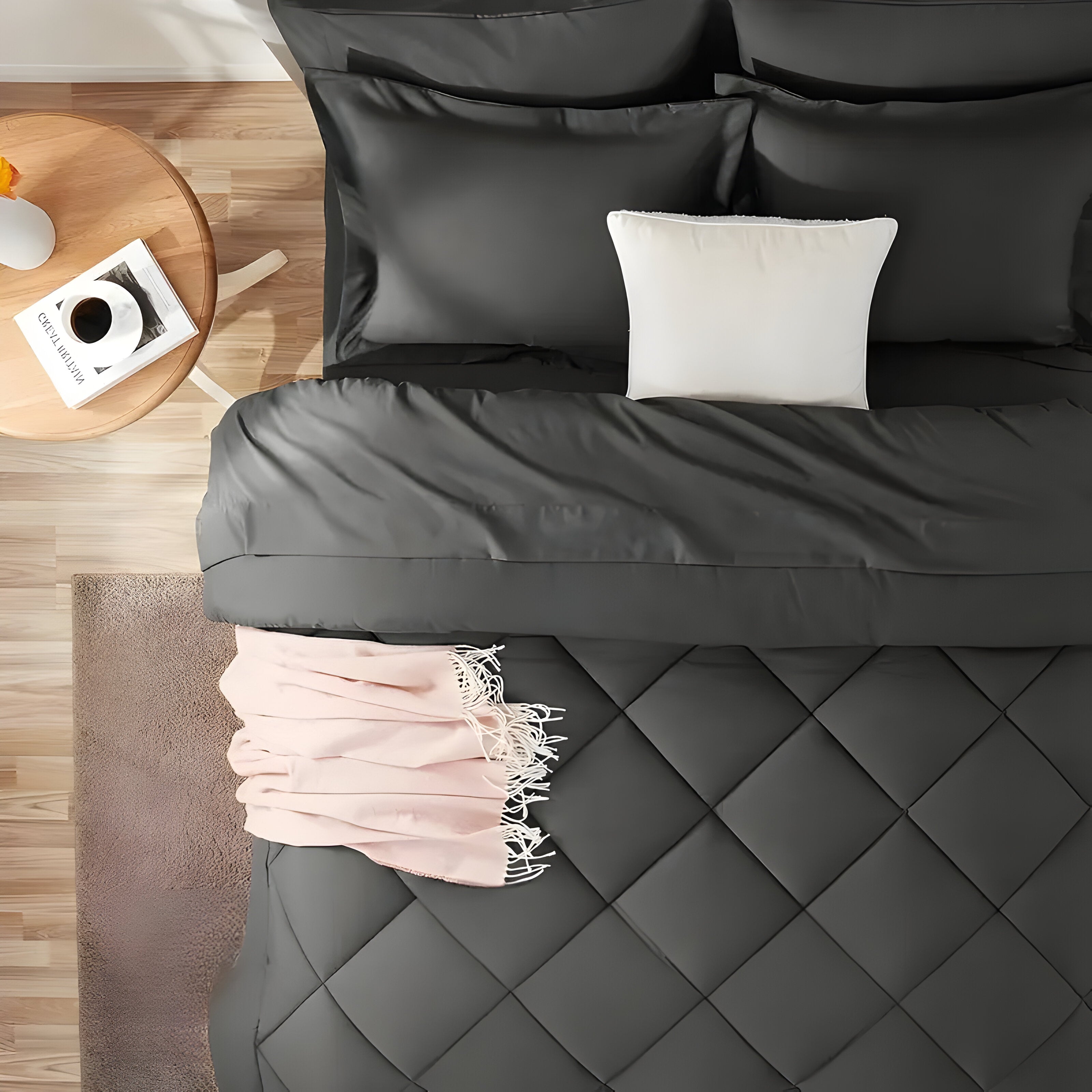 PureRest Bettwäscheset - 3tlg. ultra-weiches Bettwäscheset