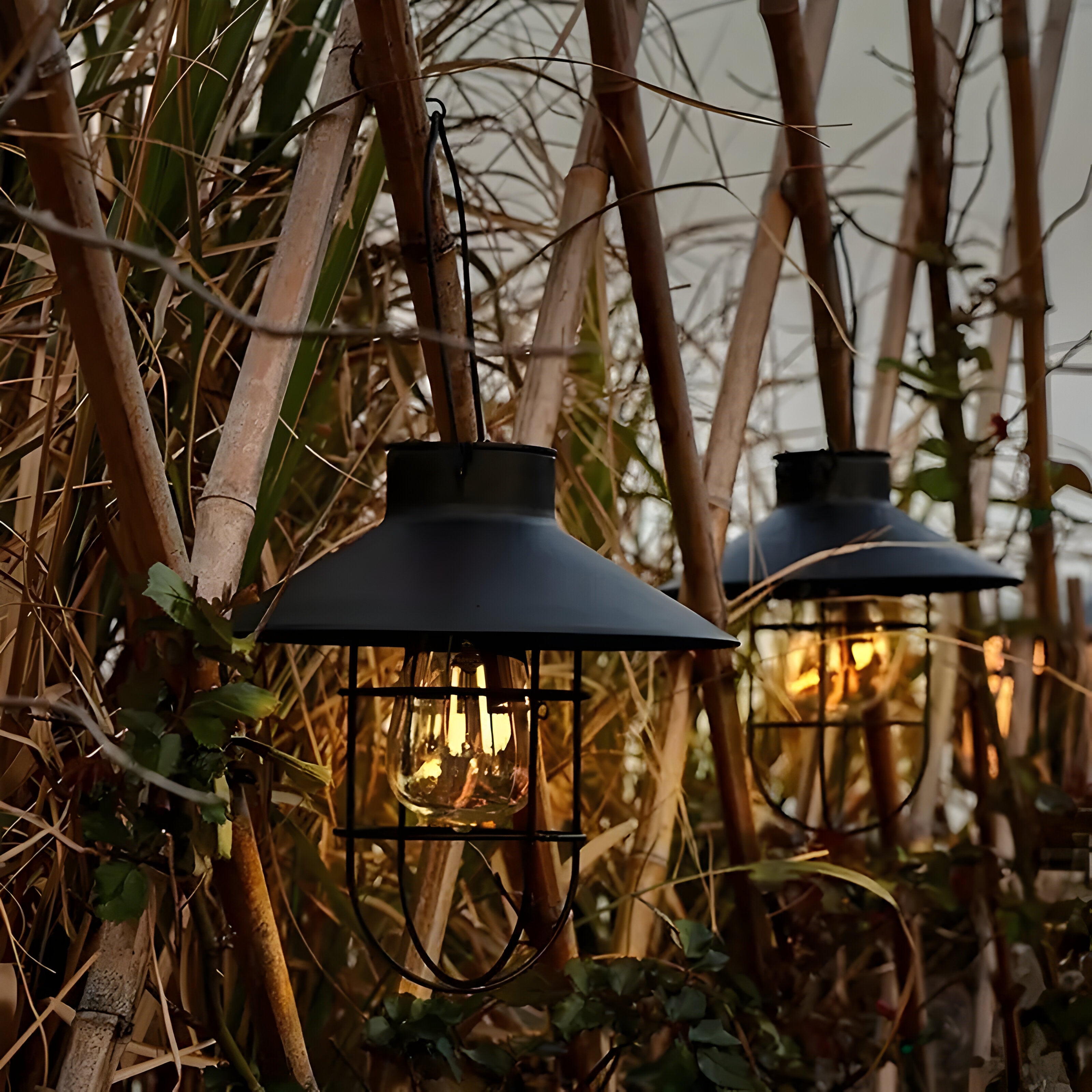 NightBloom Light – 2er-Set Vintage Solar LED Lichter