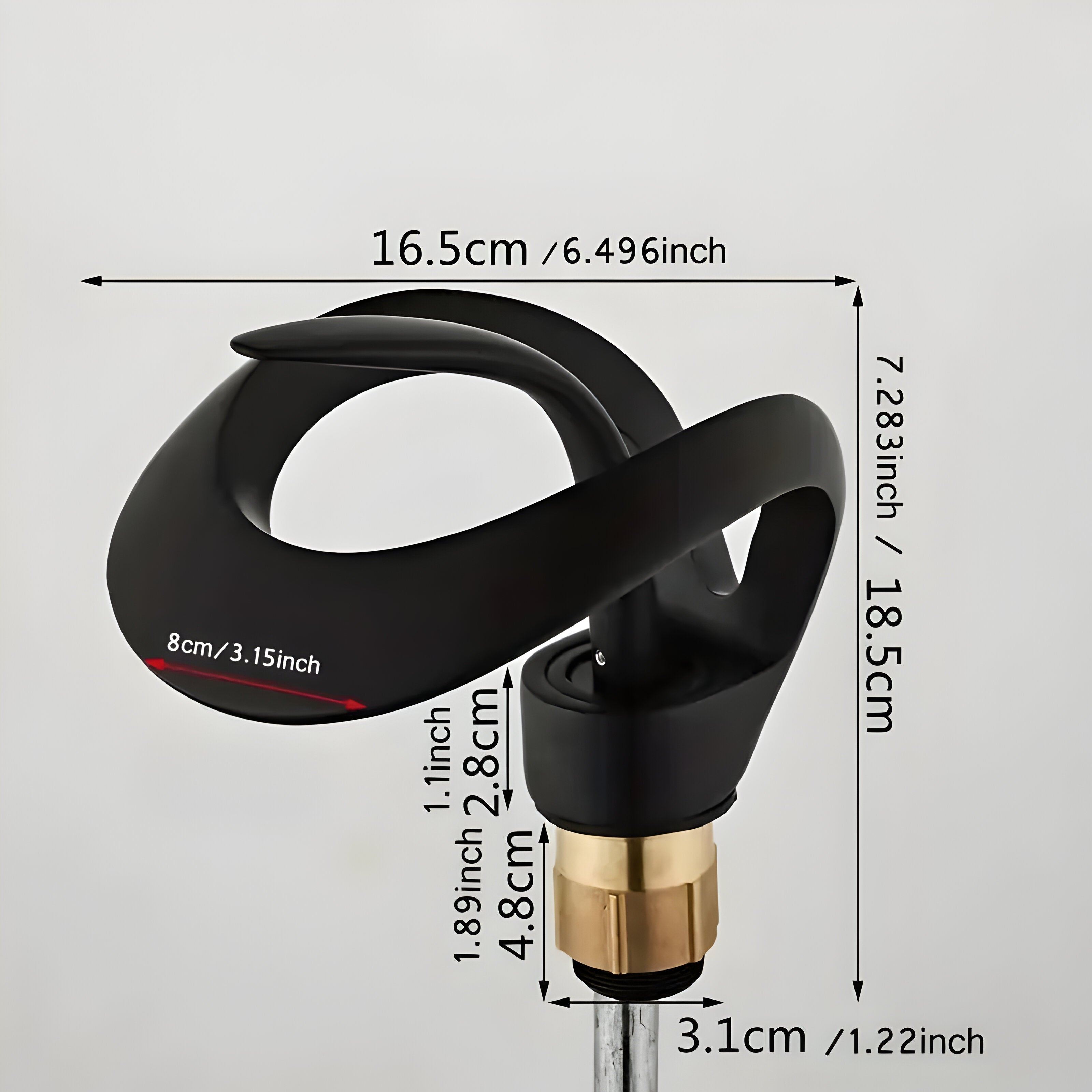 AquaGleam - Badezimmer-Waschbeckenarmatur Minimalistischer Stil