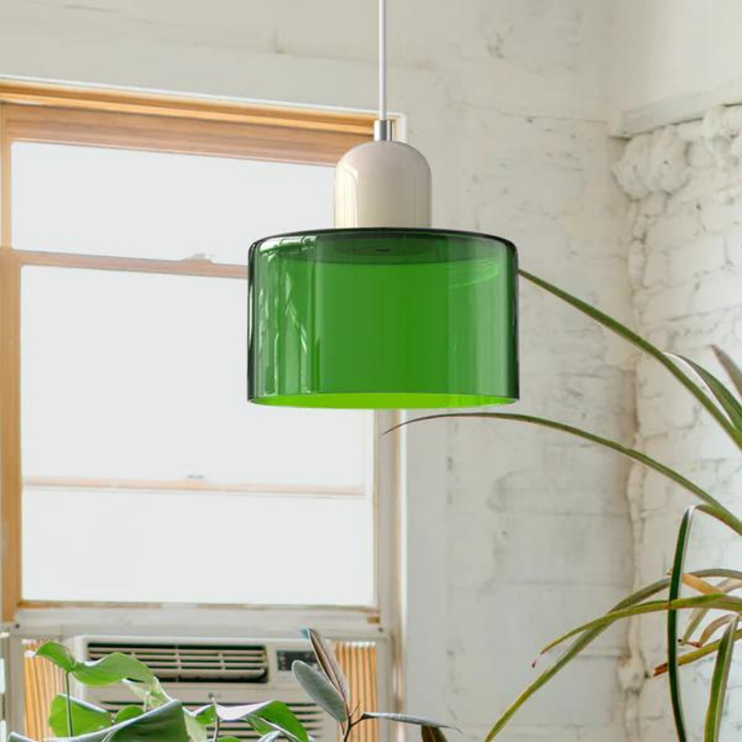 GlamorGlass Light - Europäische Retro Zylinder Pendelleuchte