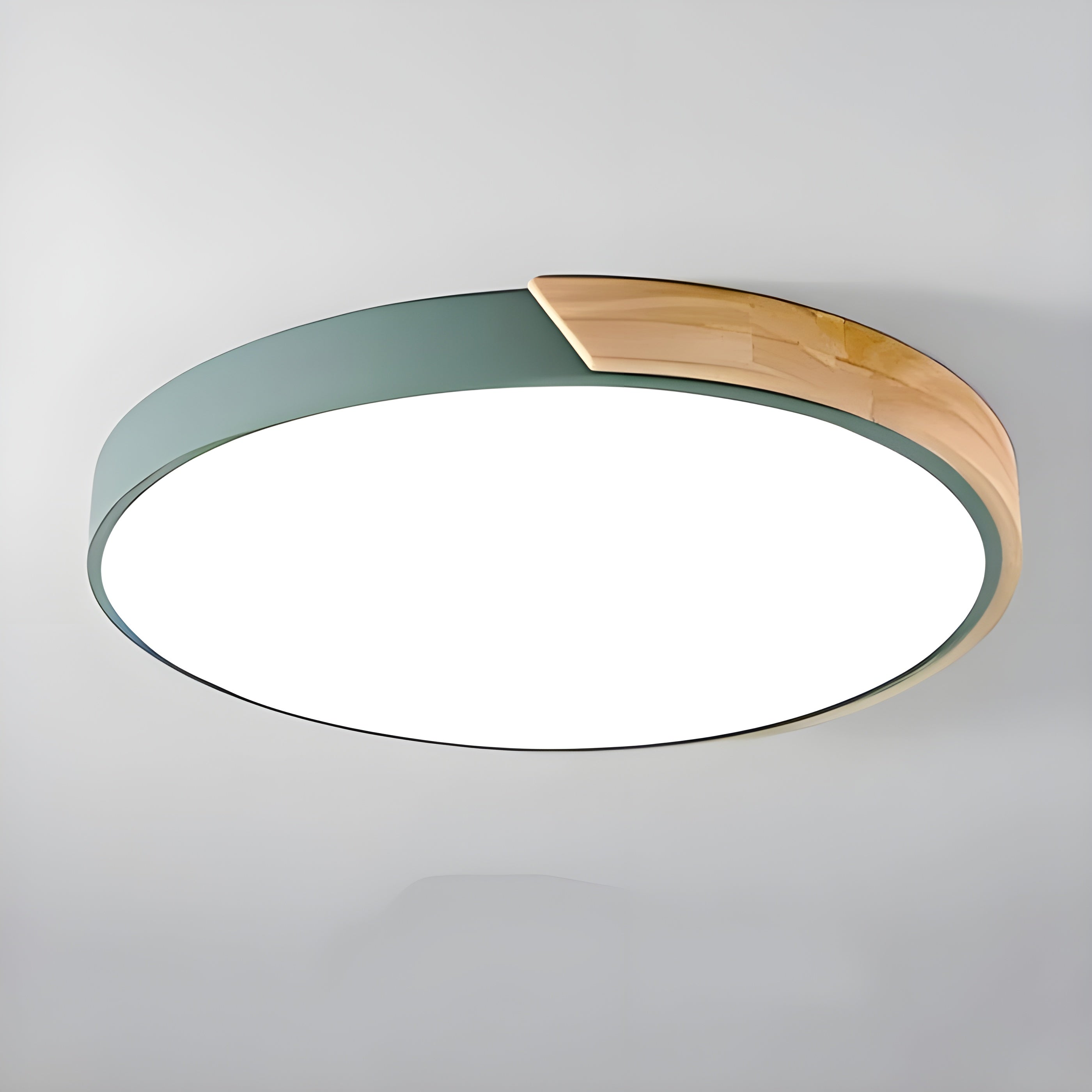 LED-Deckenleuchte aus Holz - Dekorativ & Modern sanften Macaronfarben Skandinavisches Design