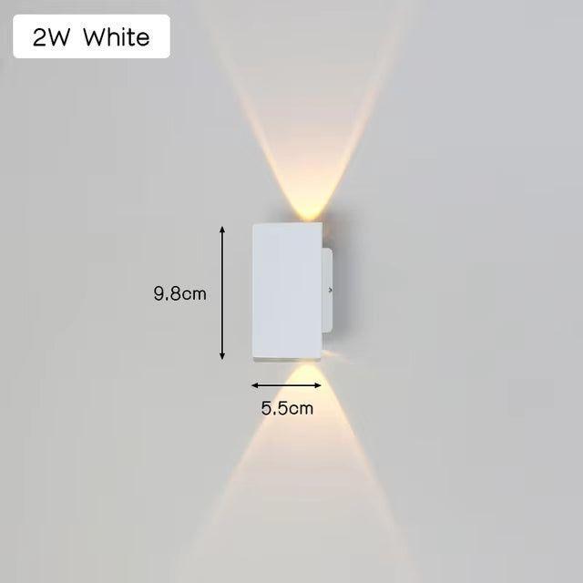 LED-Außenwandleuchte Aluminium – Wetterfest & dekorativ für Garten und Terrasse