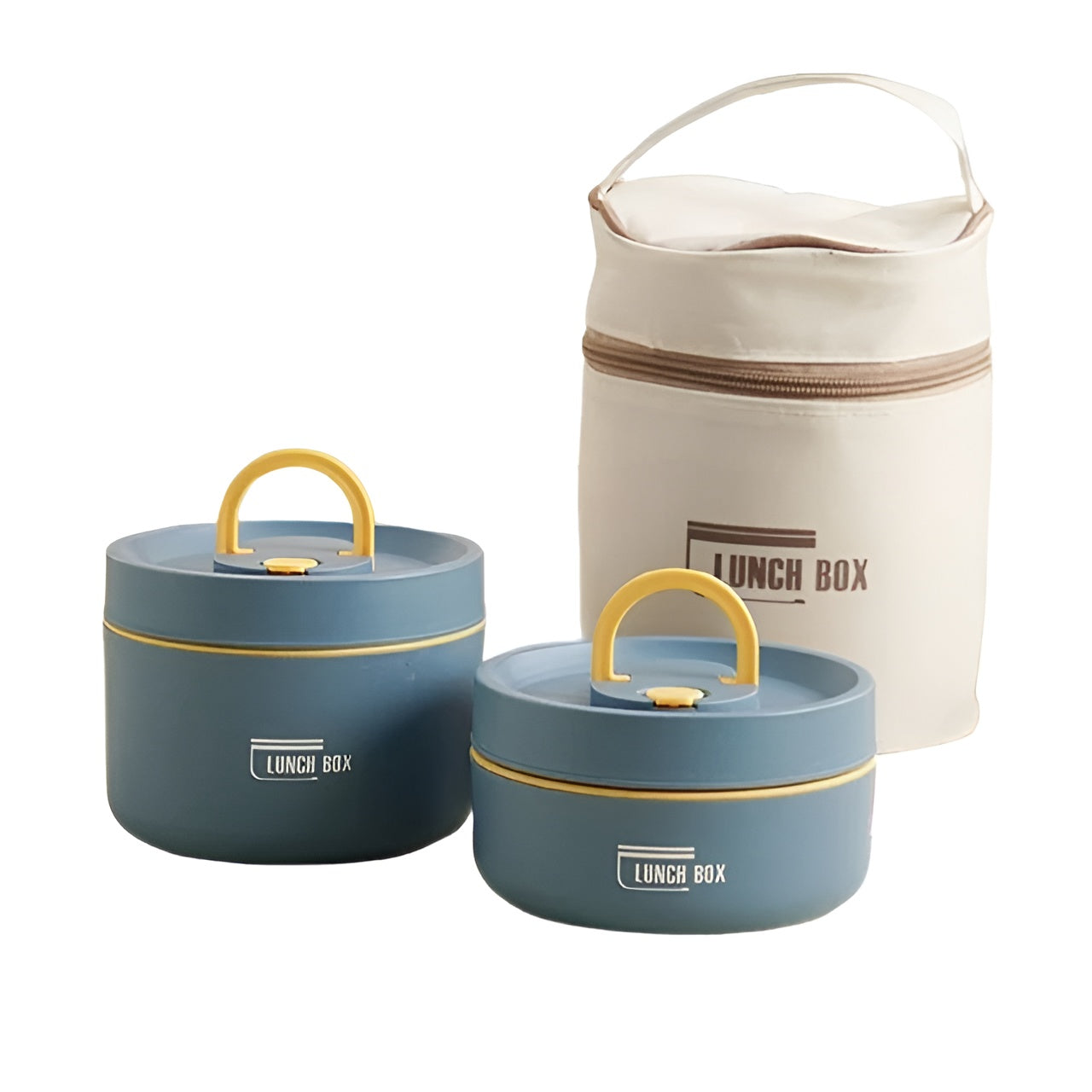 Isolierte Lunchbox – Mehrlagig Fächern & Auslaufsicher | Inkl. Tragetasche