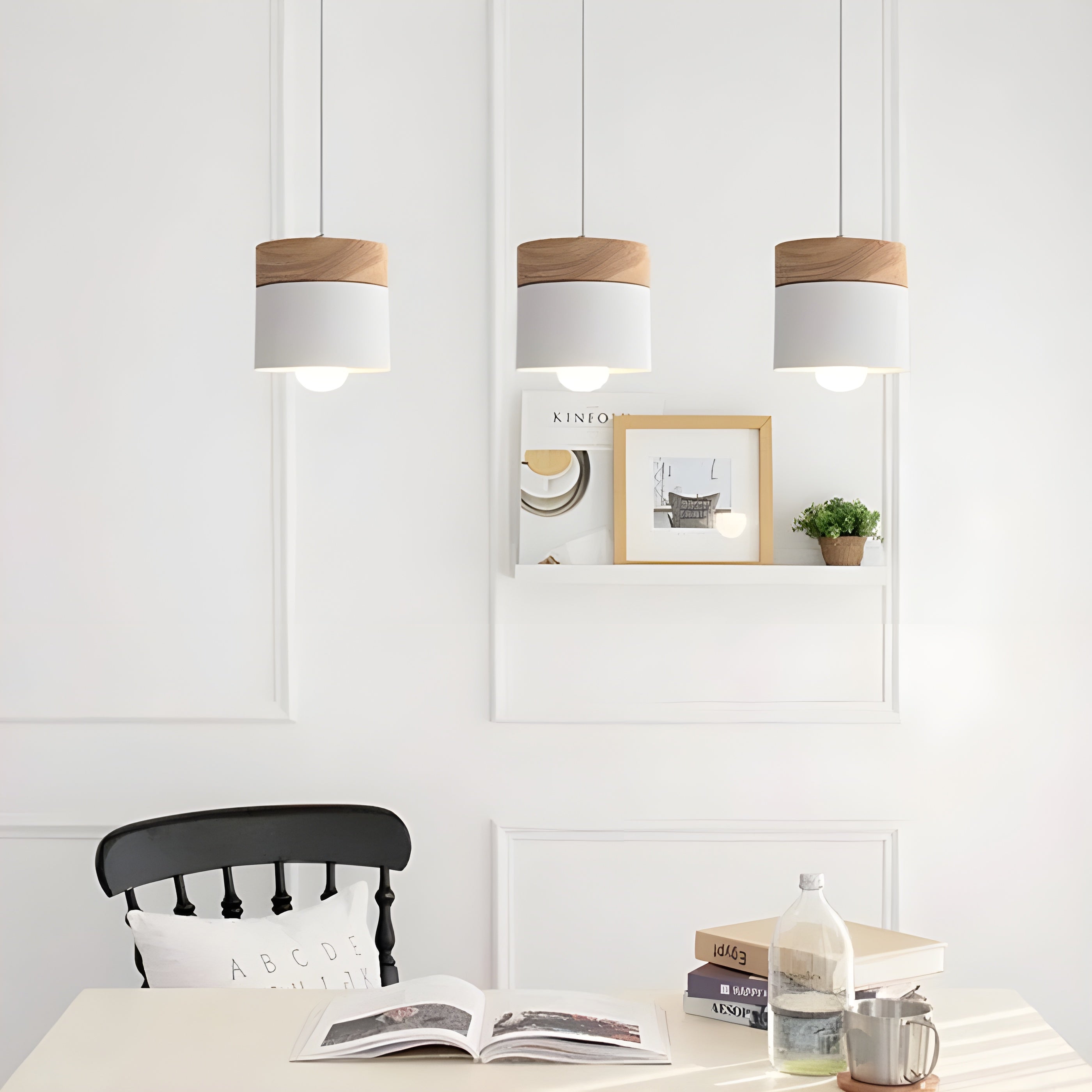 LoftCharm Light - Nordische Holz-Hängelampe