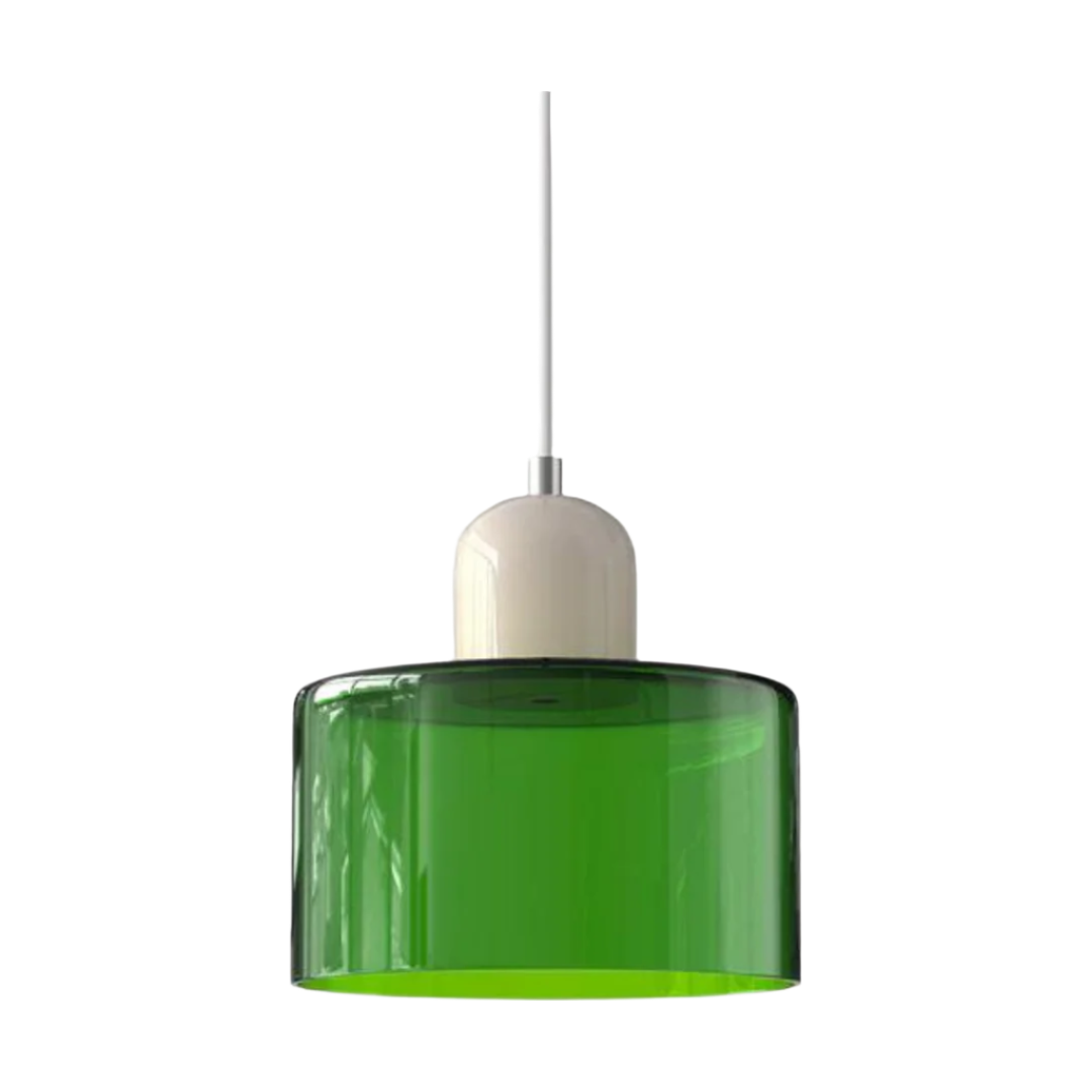 GlamorGlass Light - Europäische Retro Zylinder Pendelleuchte