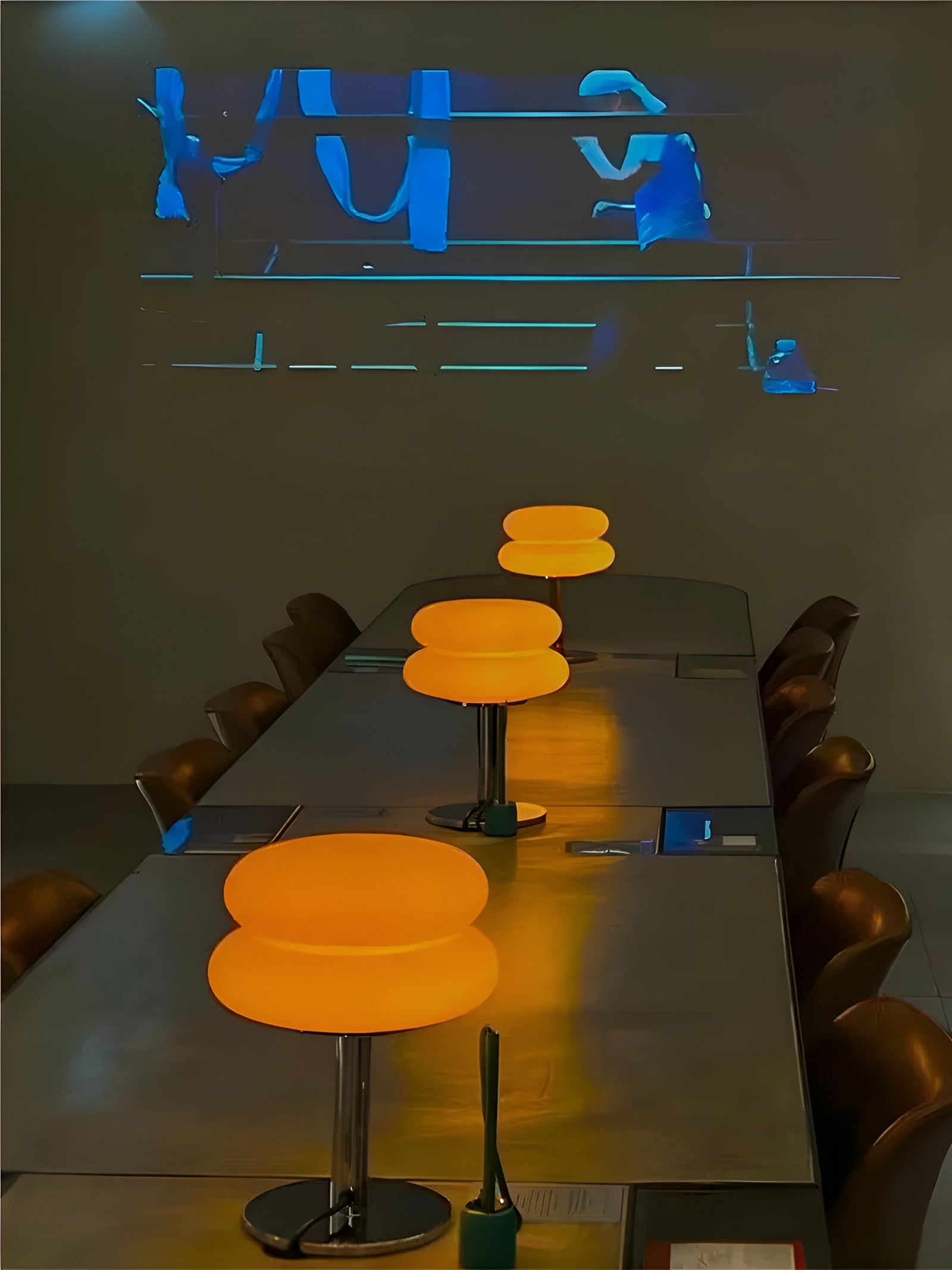 Glaslampe im Macaron‑Stil – elegante Glas‑Tischleuchte für gemütliches Ambiente
