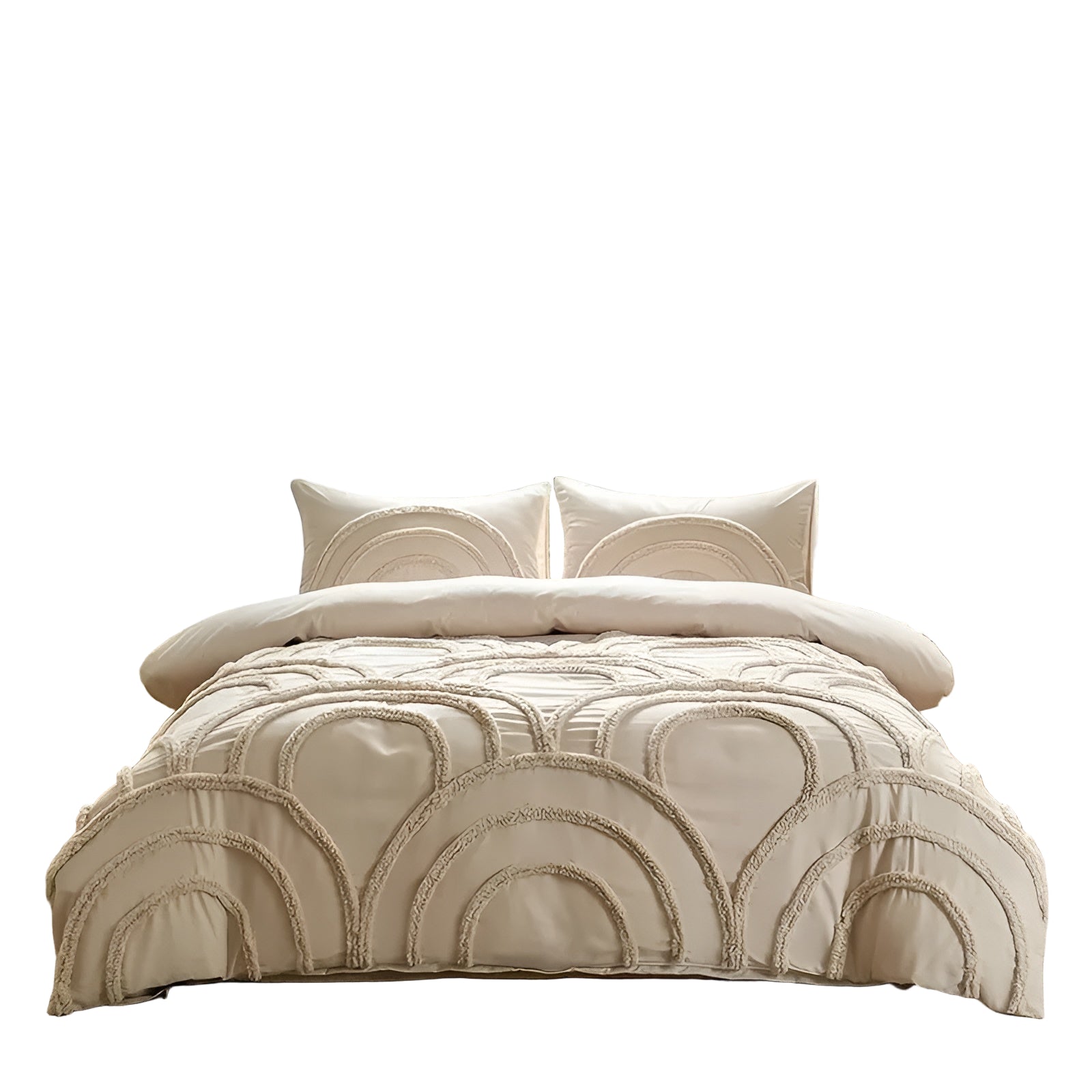 Boho Bettwäsche-Set – Weich und Stilvoll | Aus Mikrofaser mit Getuftetem Design