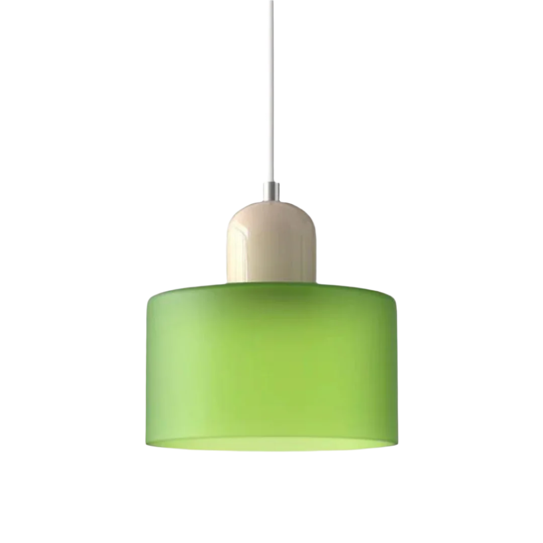 GlamorGlass Light - Europäische Retro Zylinder Pendelleuchte